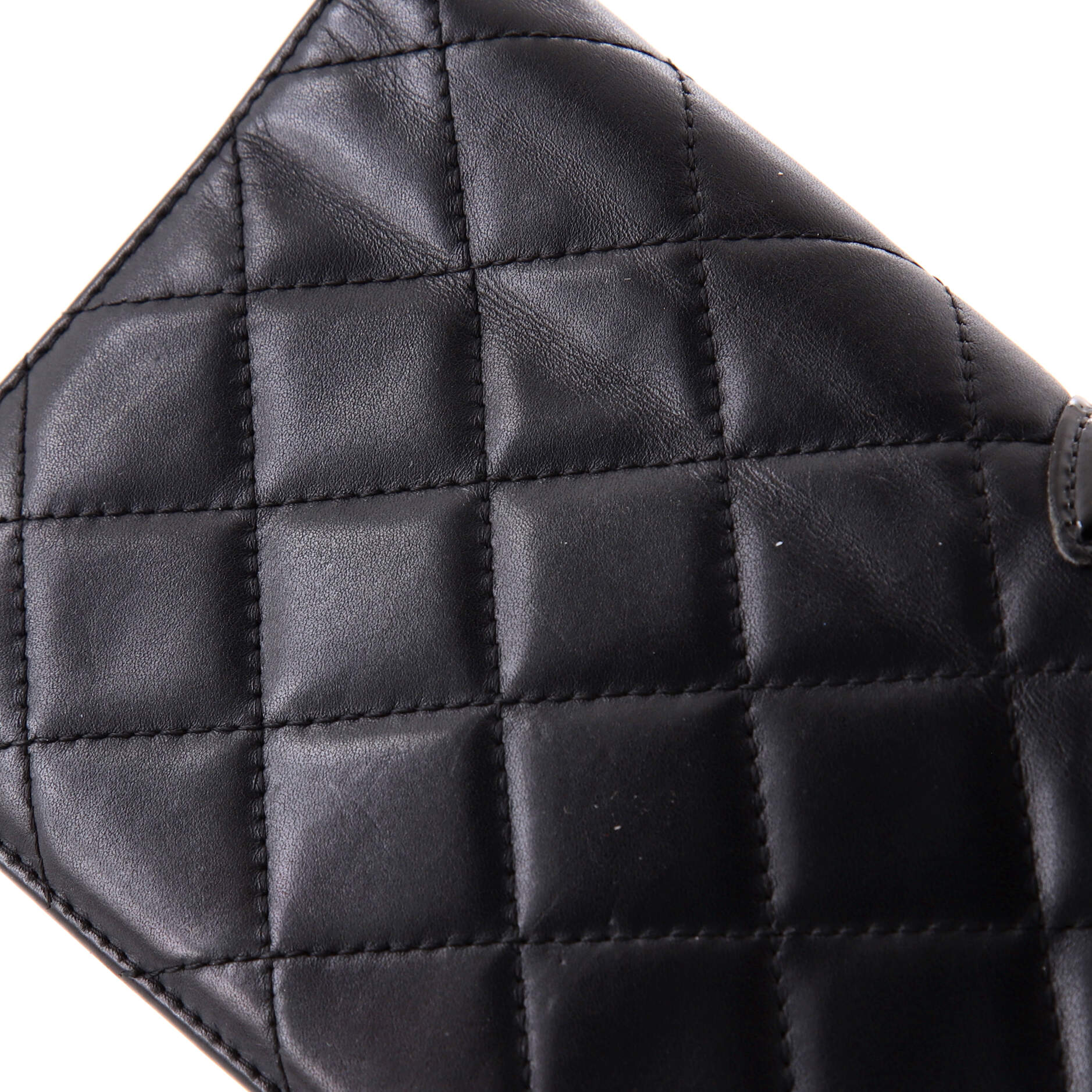 Cambon Bifold Wallet Quilted Lambskin Long - Image 7