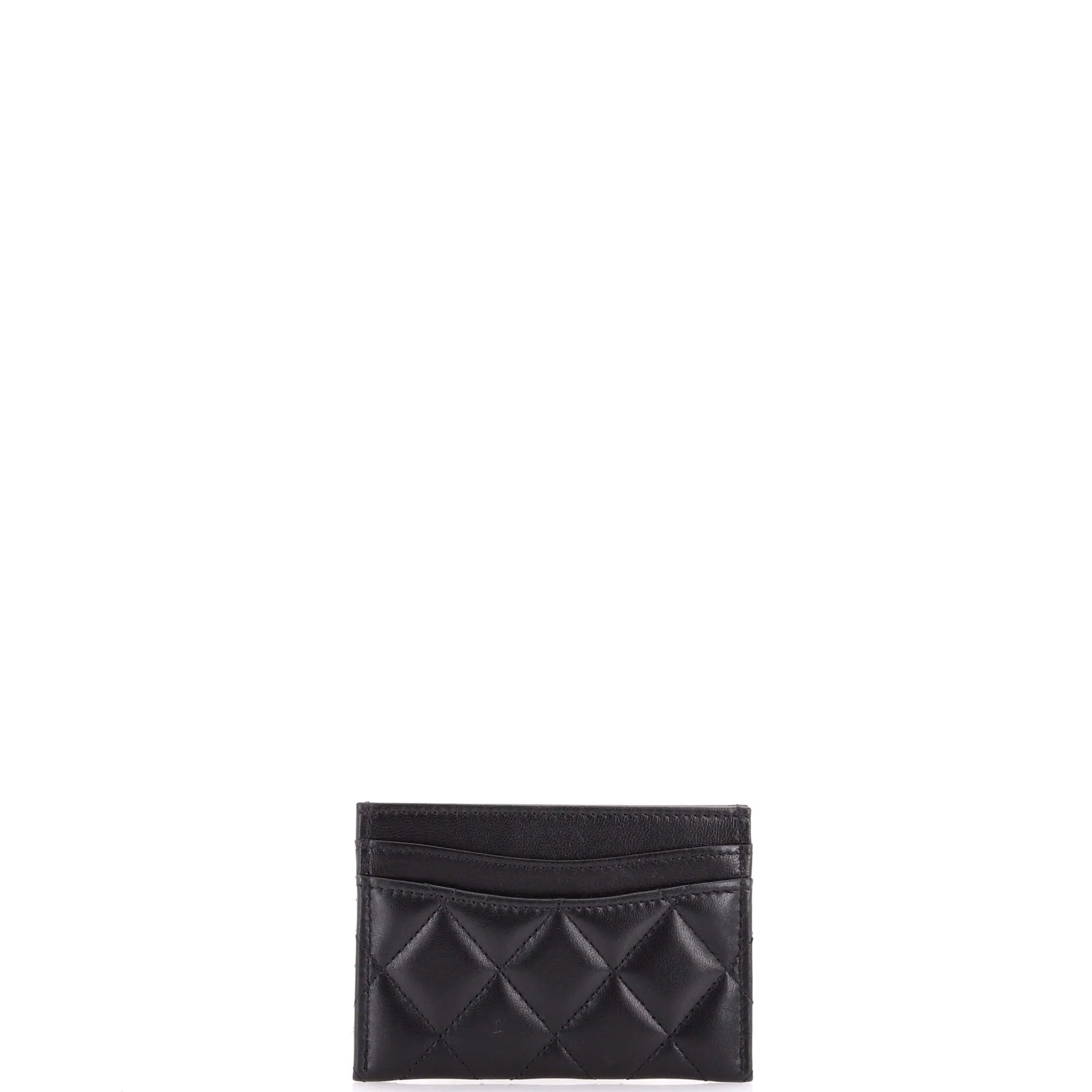 Classic Card Holder Quilted Lambskin - Image 3