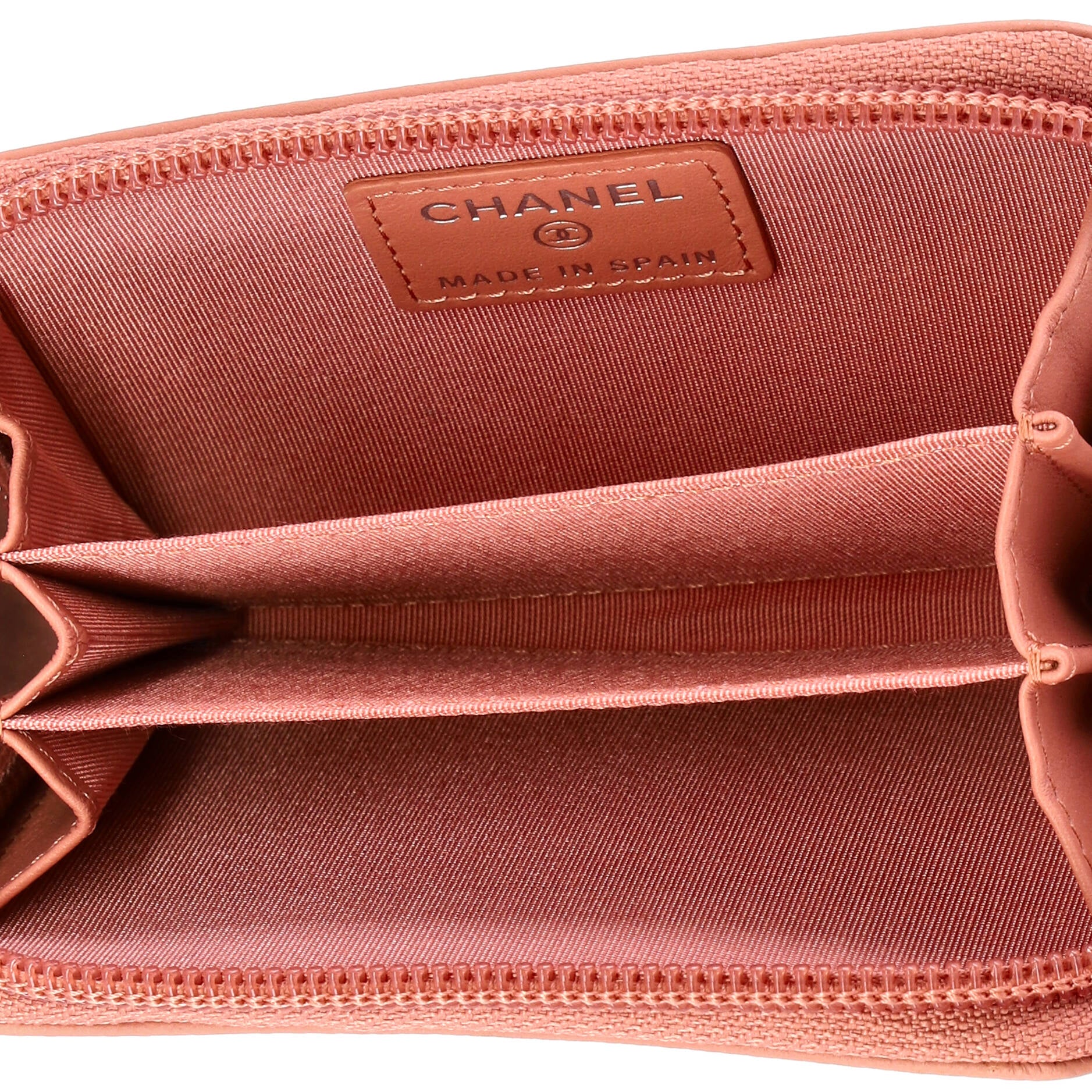 Timeless Zip Around Coin Purse Caviar - Image 6