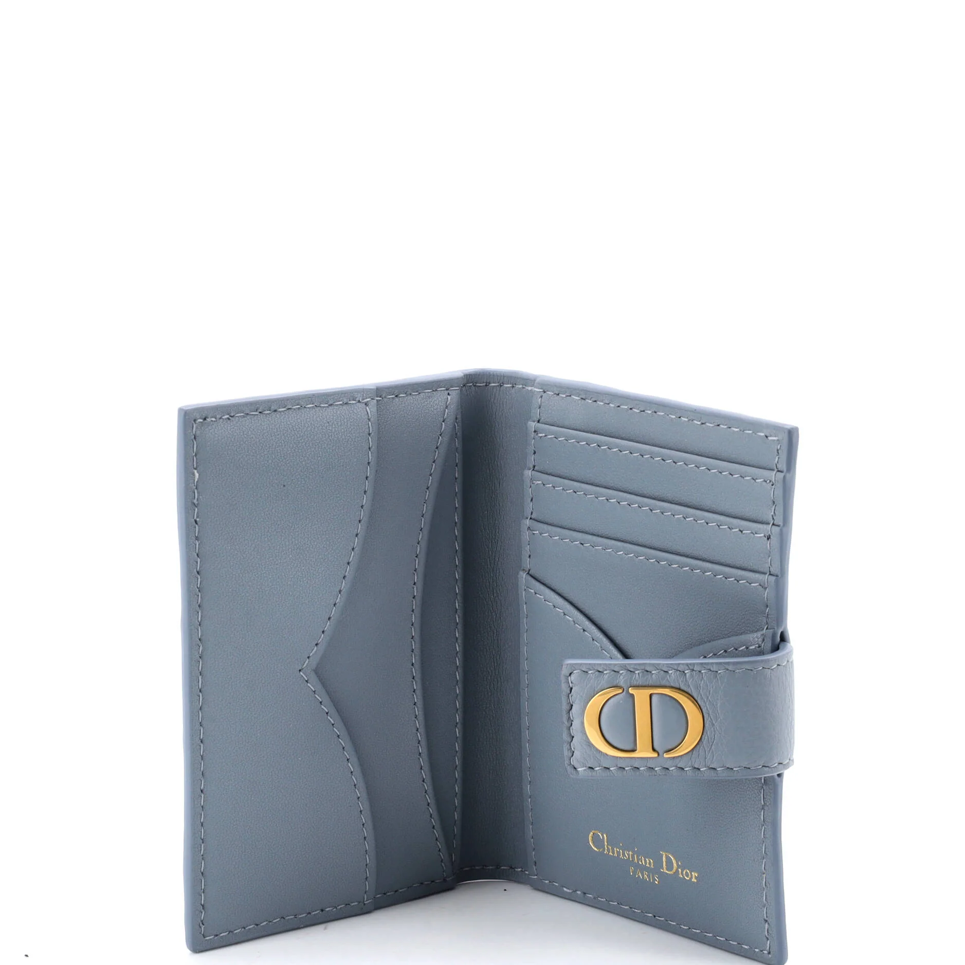 Caro Dandelion Card Holder Cannage Quilt Leather - Image 5