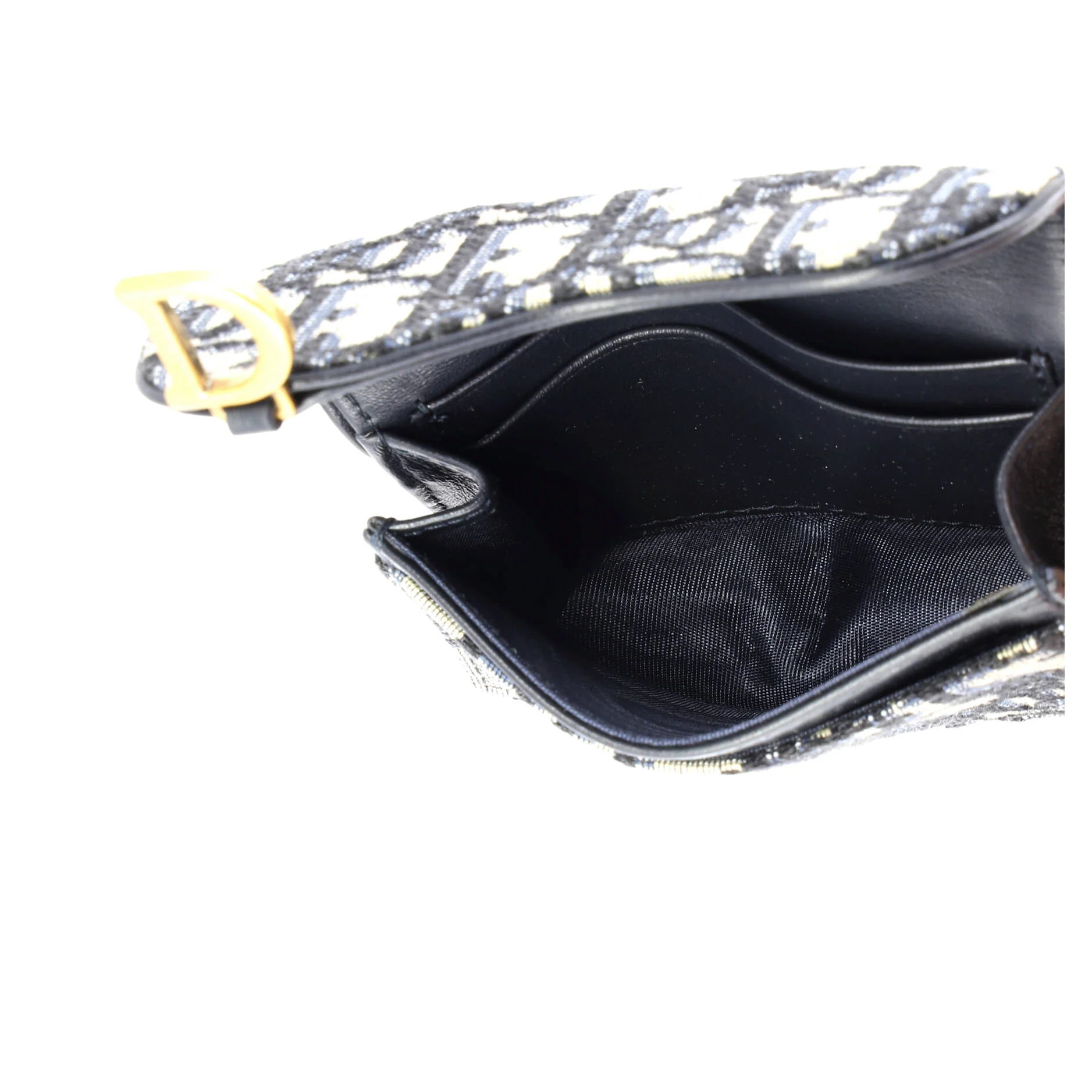 Saddle Flap Wallet Oblique Canvas Mini - Image 5