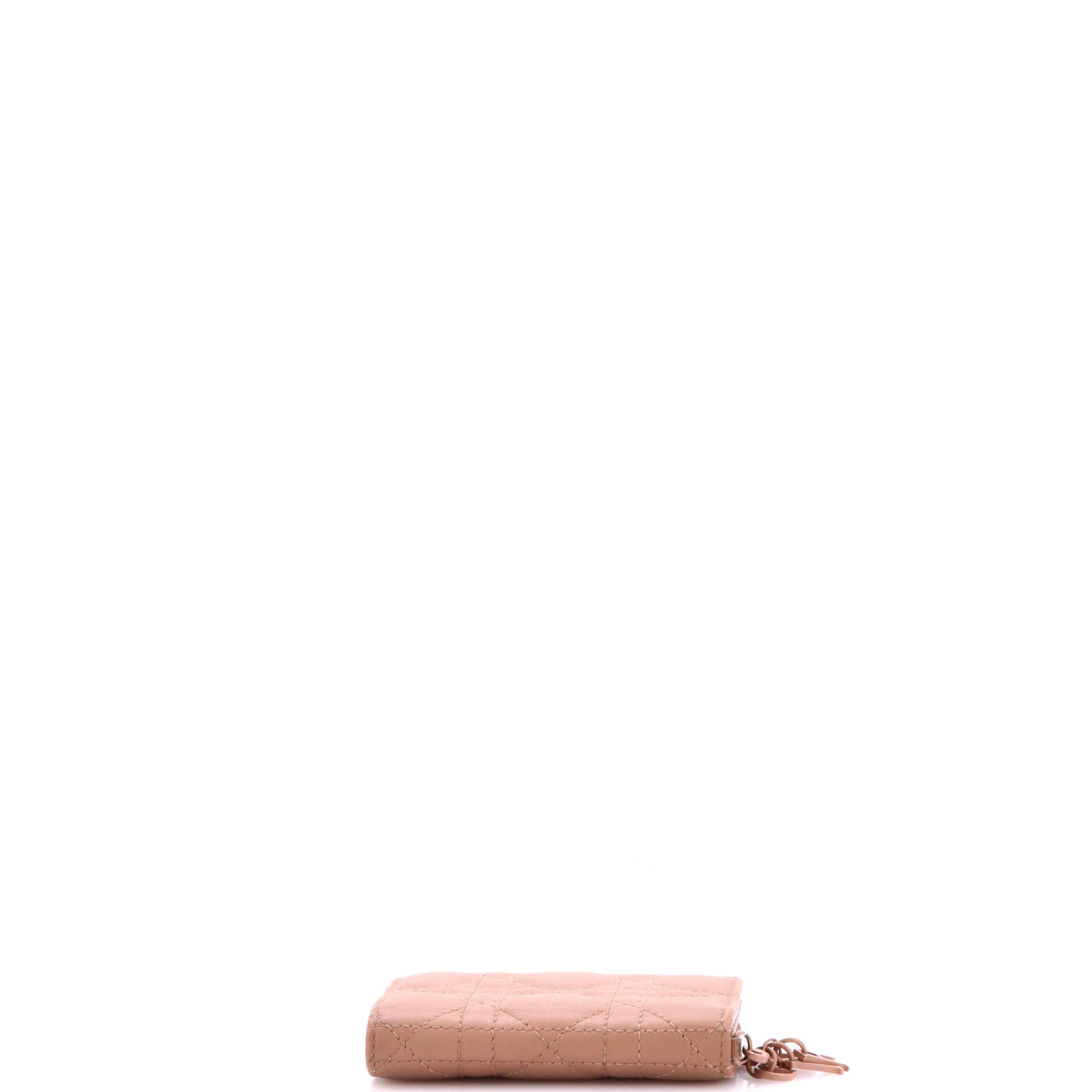 Ultra Matte Lady Dior Wallet Cannage Quilt Calfskin Mini - Image 4