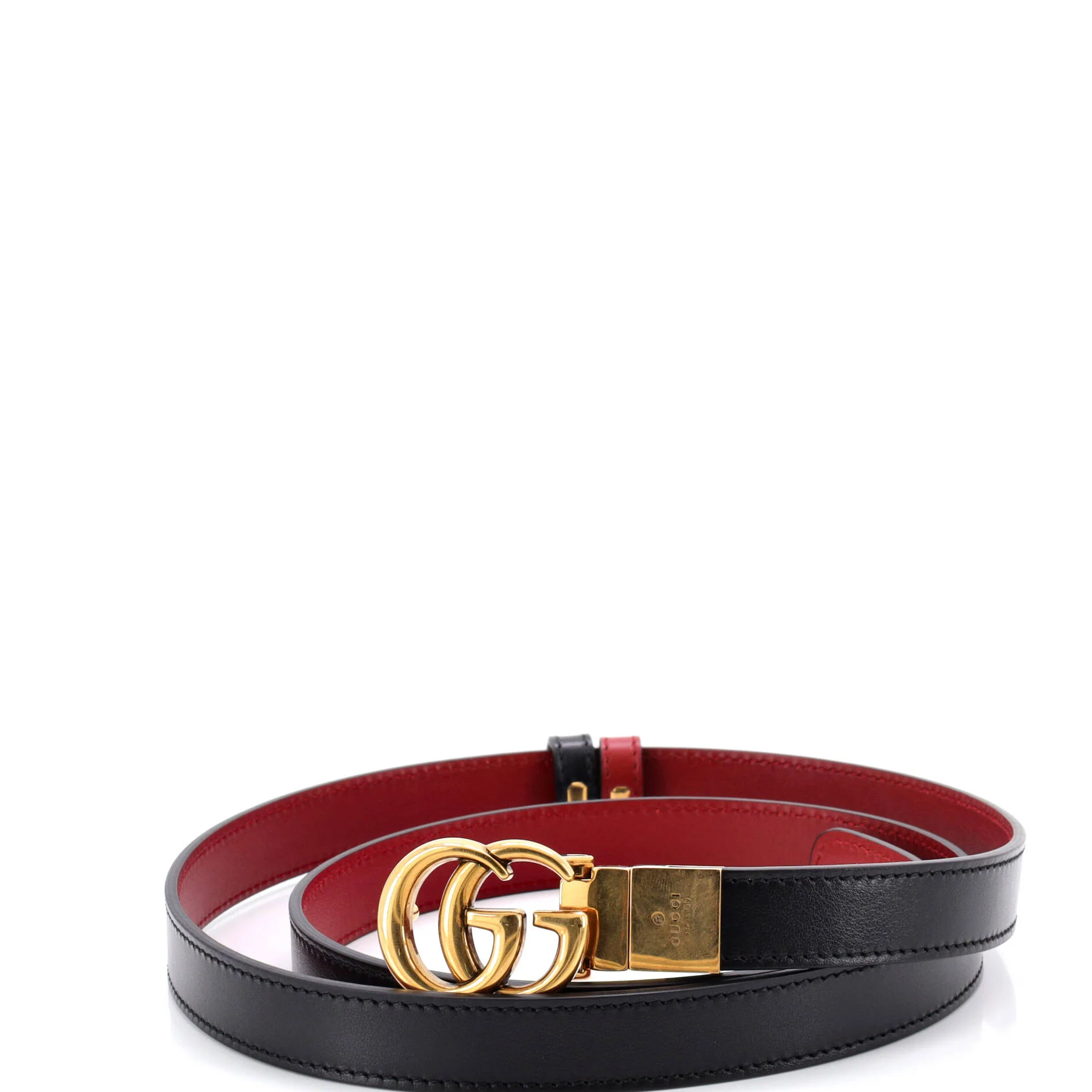 GG Marmont Reversible Belt Leather Thin