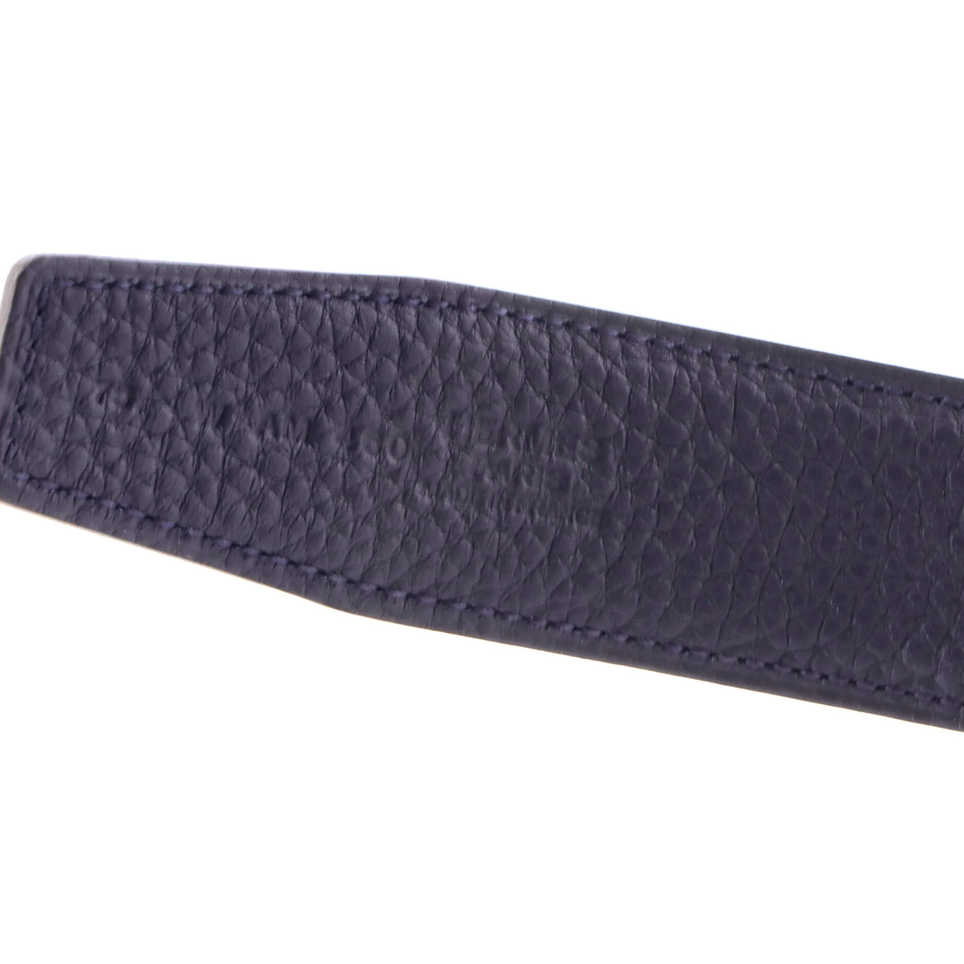 Constance Reversible Belt Leather with So Black Matte Hardware Wide 75 - Image 3