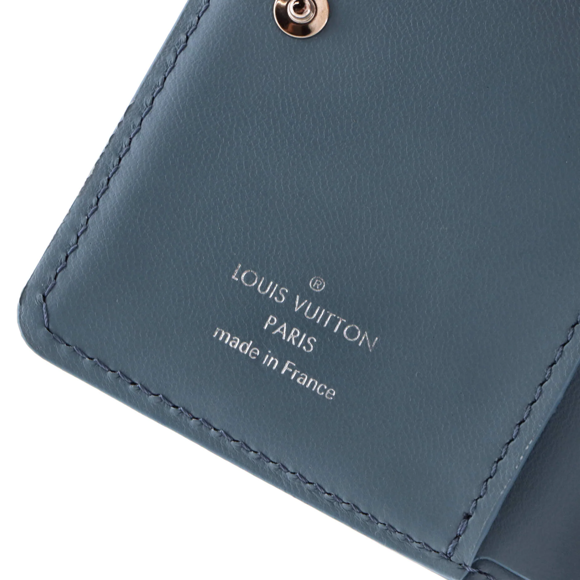 Lou Wallet Monogram Embossed Lambskin - Image 7