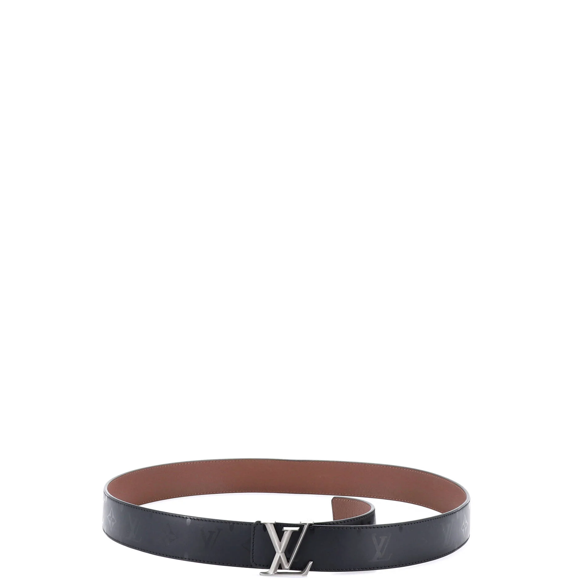 LV Pyramide Reversible Belt Limited Edition Monogram Illusion Leather Wide - Image 2