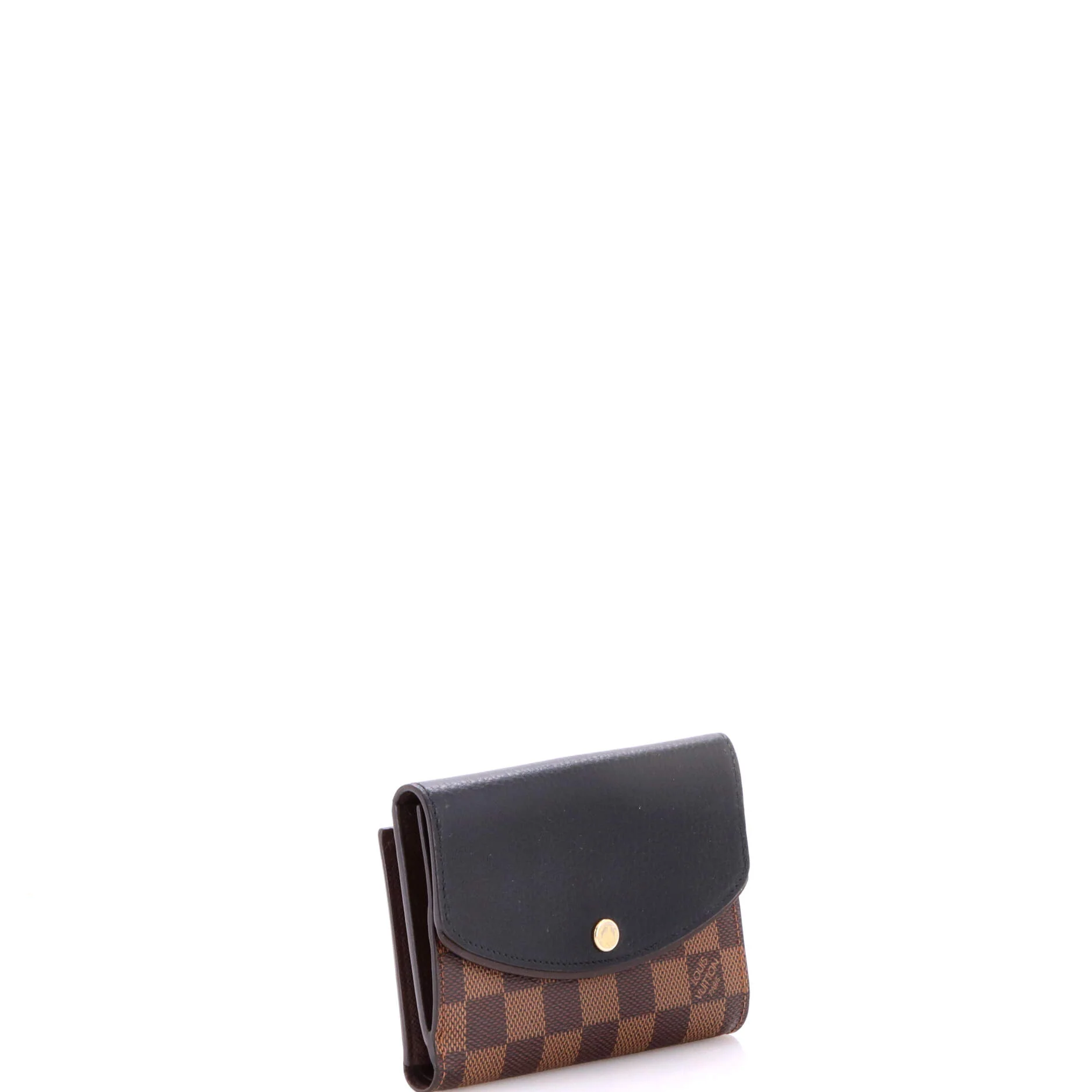 Normandy Wallet Damier and Leather Compact - Image 2