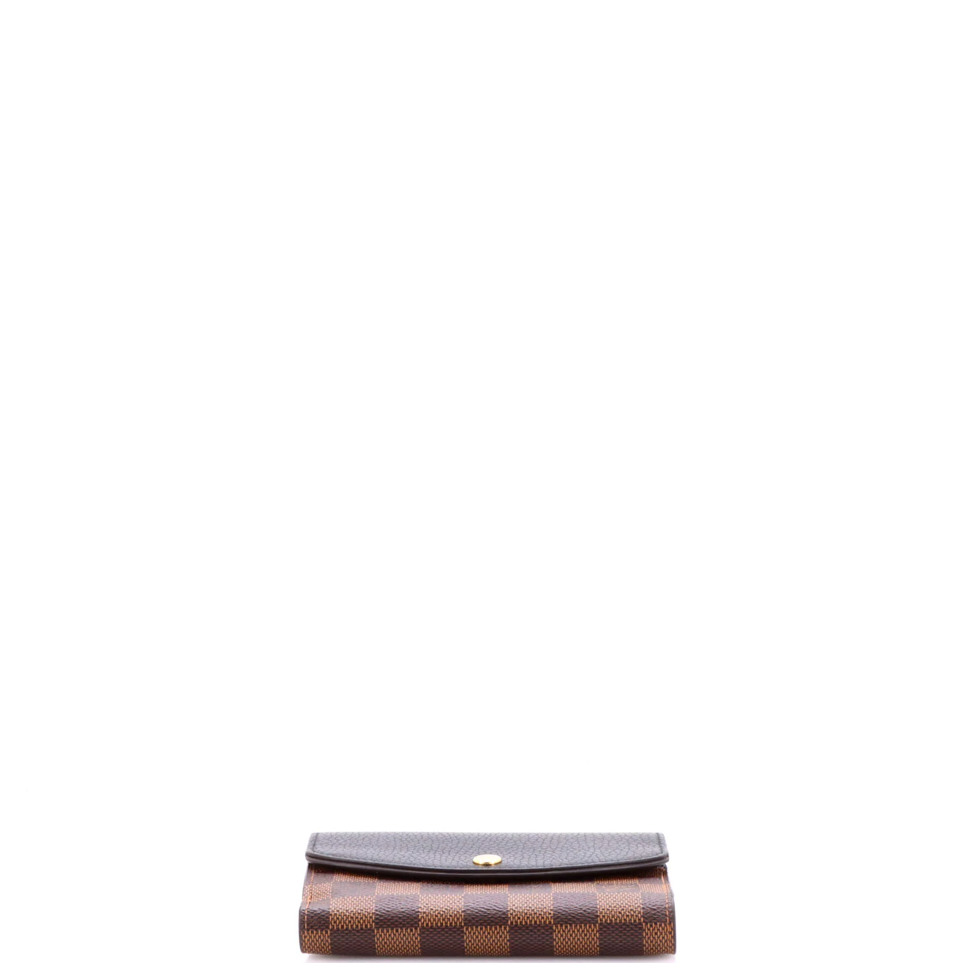 Normandy Wallet Damier and Leather Compact - Image 4