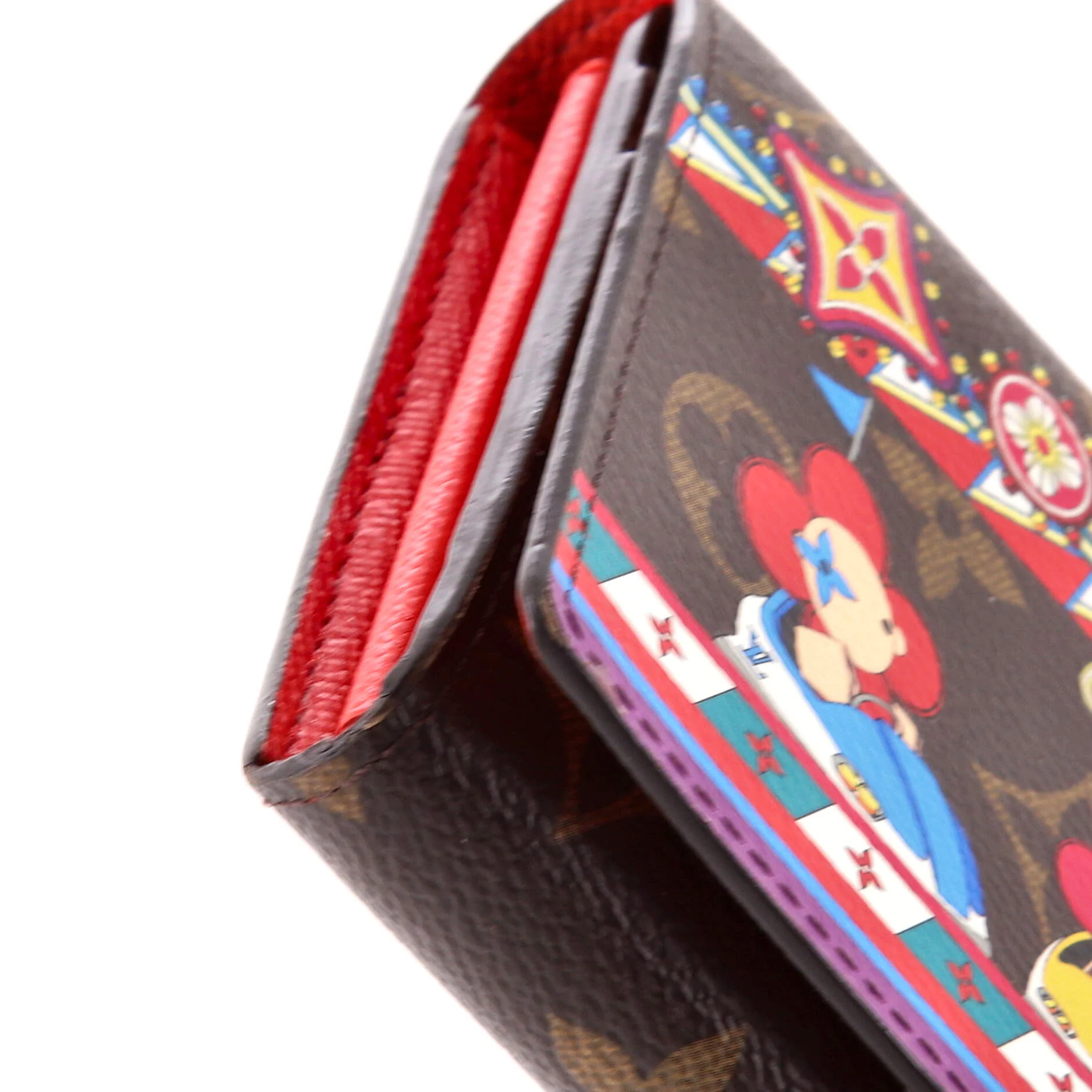 Sarah Wallet Limited Edition Vivienne Xmas Monogram Canvas - Image 6