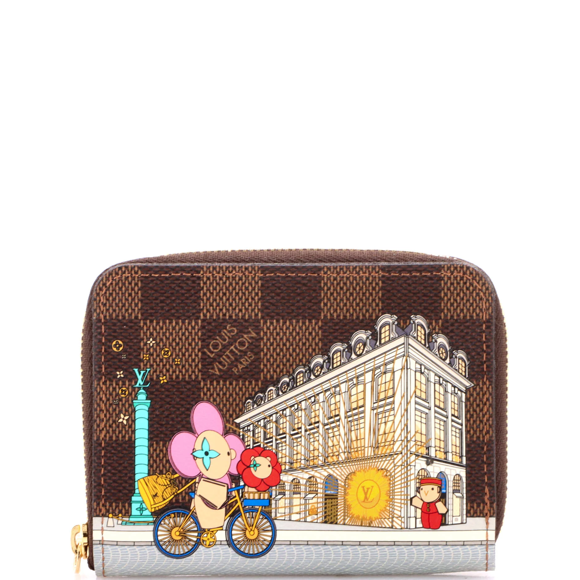 Zippy Coin Purse Limited Edition Vivienne Xmas Damier