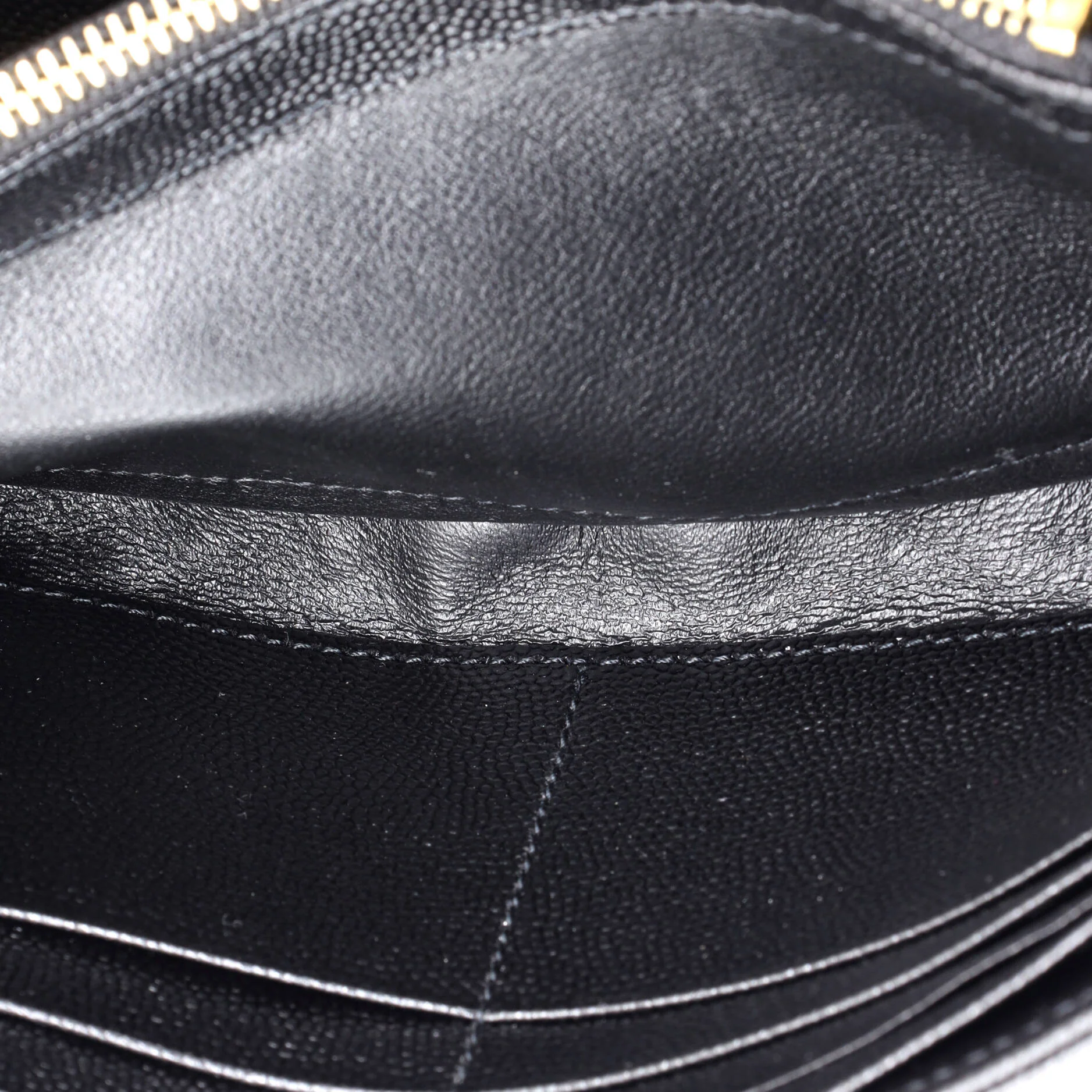 Classic Monogram Flap Wallet Matelasse Chevron Leather Large - Image 5