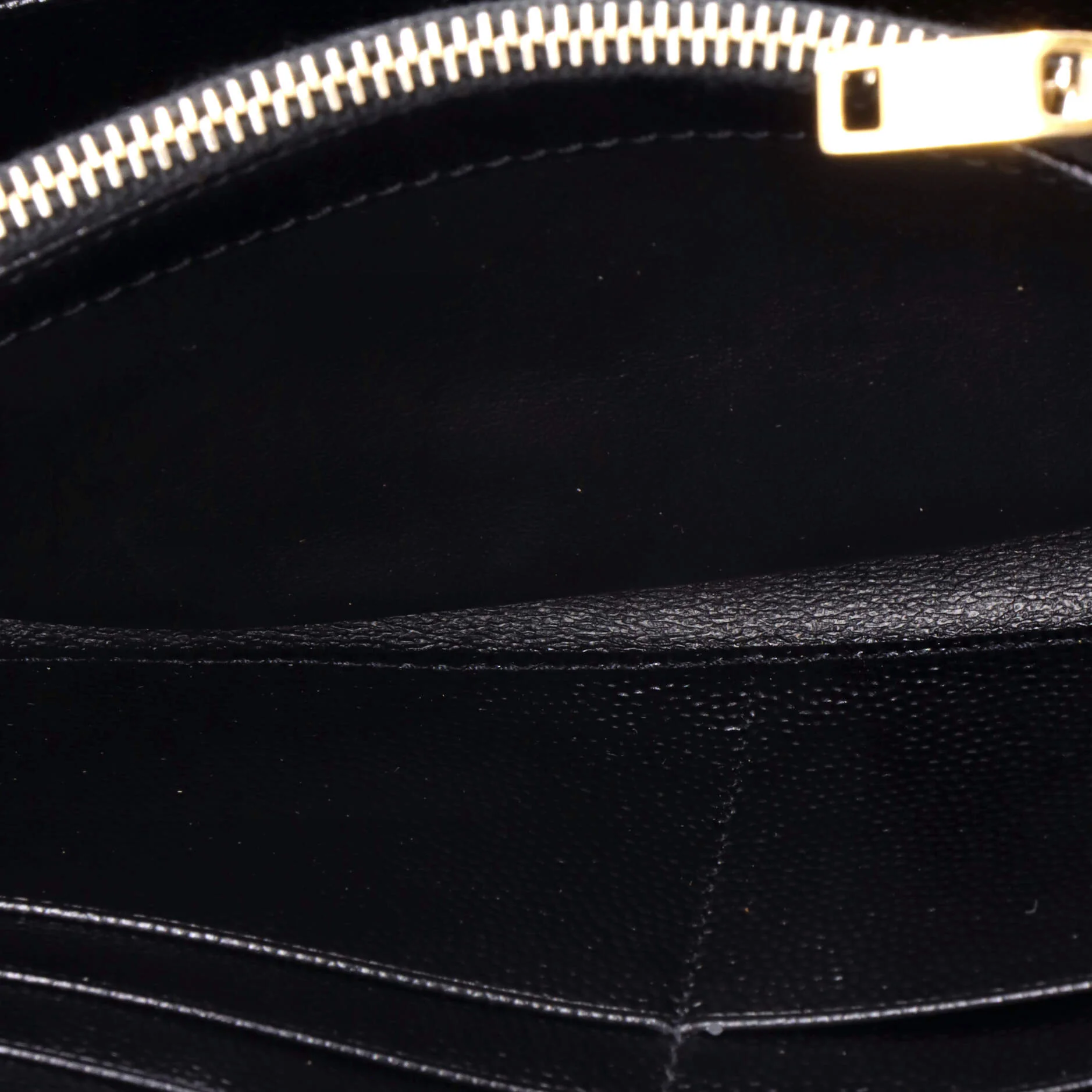 Classic Monogram Flap Wallet Matelasse Chevron Leather Large - Image 5