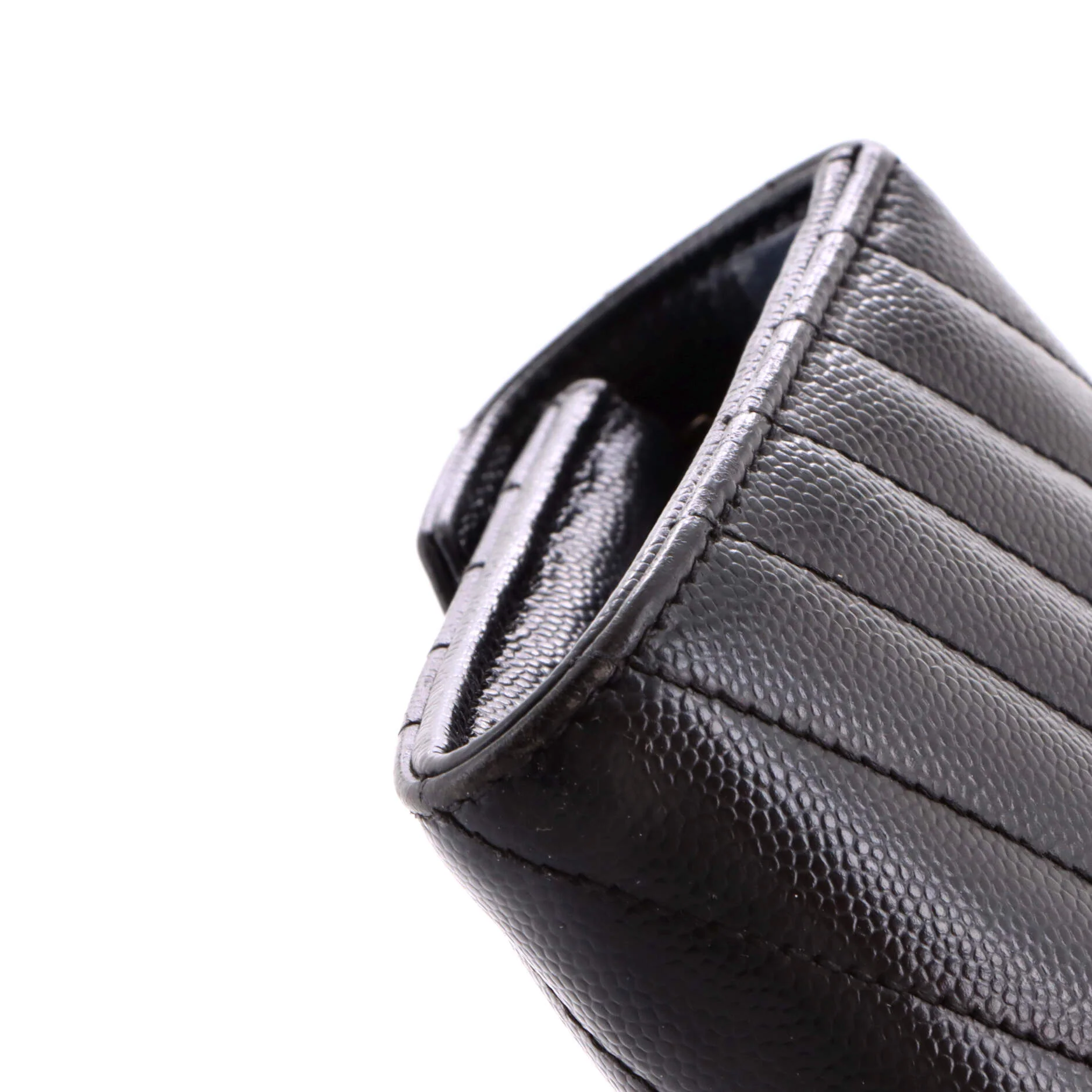 Classic Monogram Flap Wallet Matelasse Chevron Leather Large - Image 6