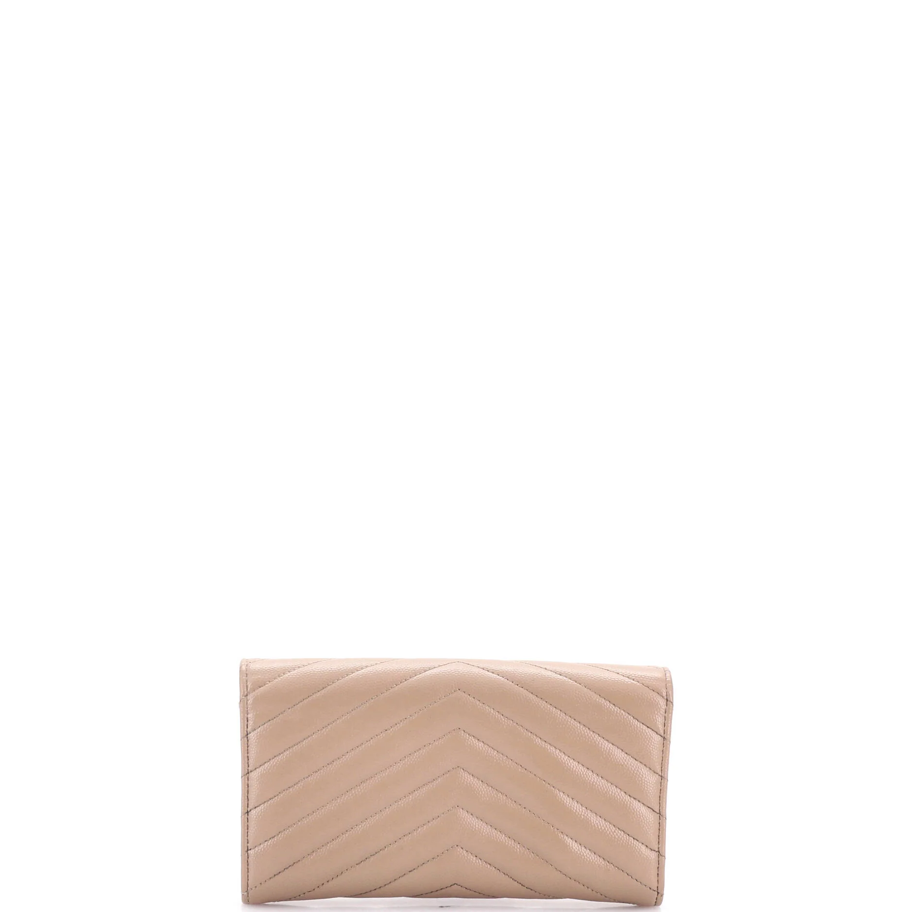 Classic Monogram Flap Wallet Matelasse Chevron Leather Large - Image 3