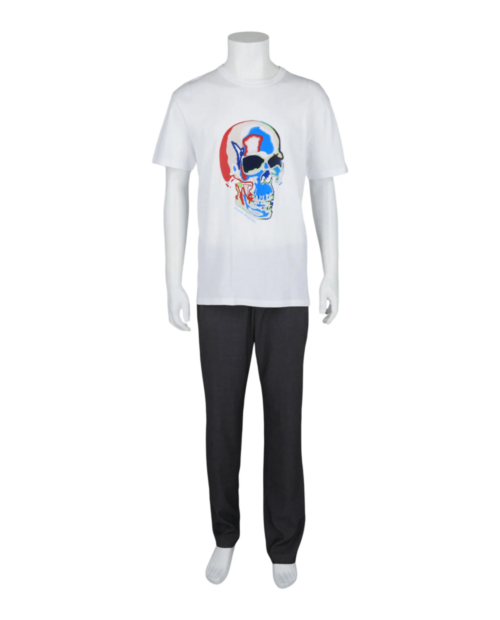 Men's Solarized Skull Graphic T-Shirt - Image 4