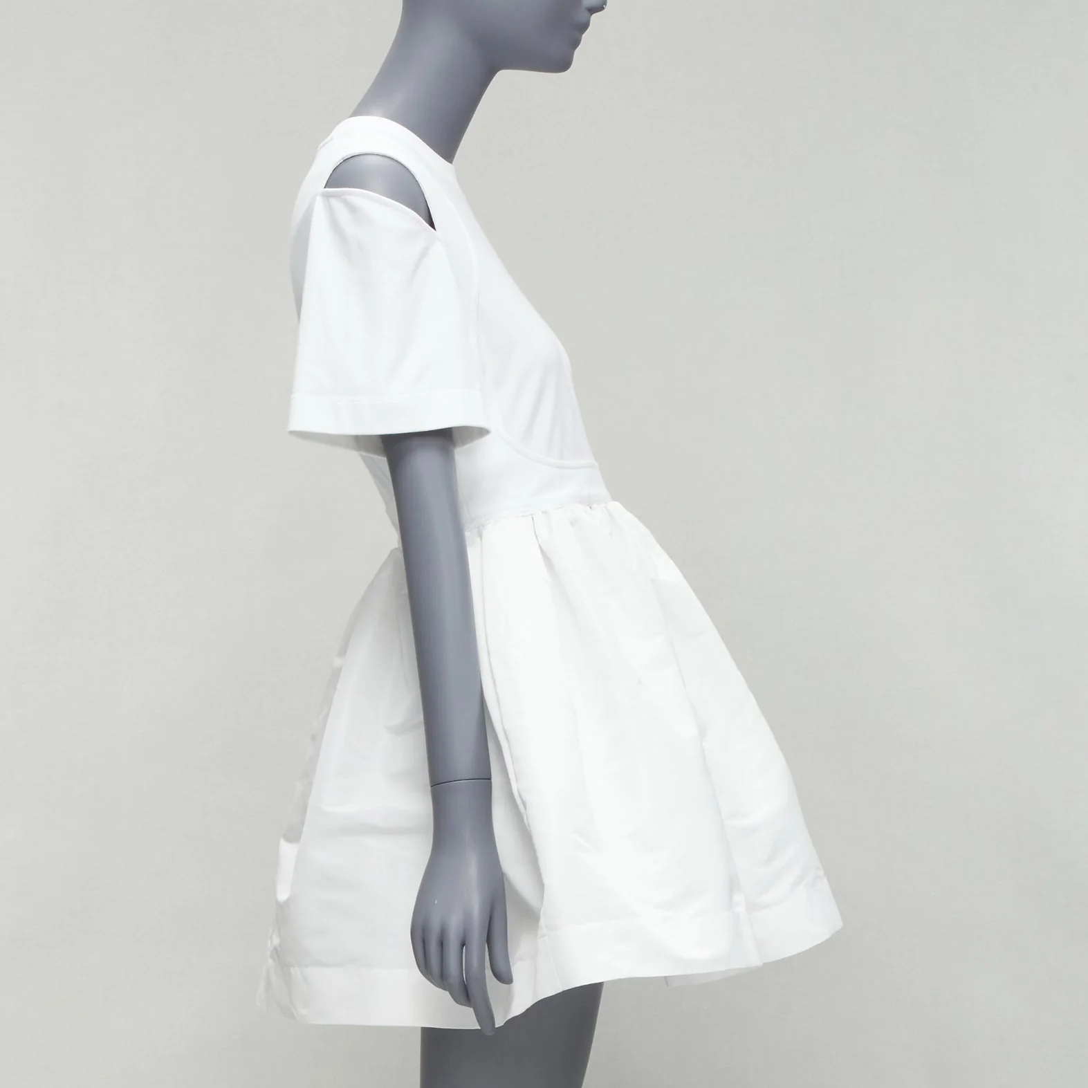 Women's Alexander McQueen cut out shoulder short dress - Image 10