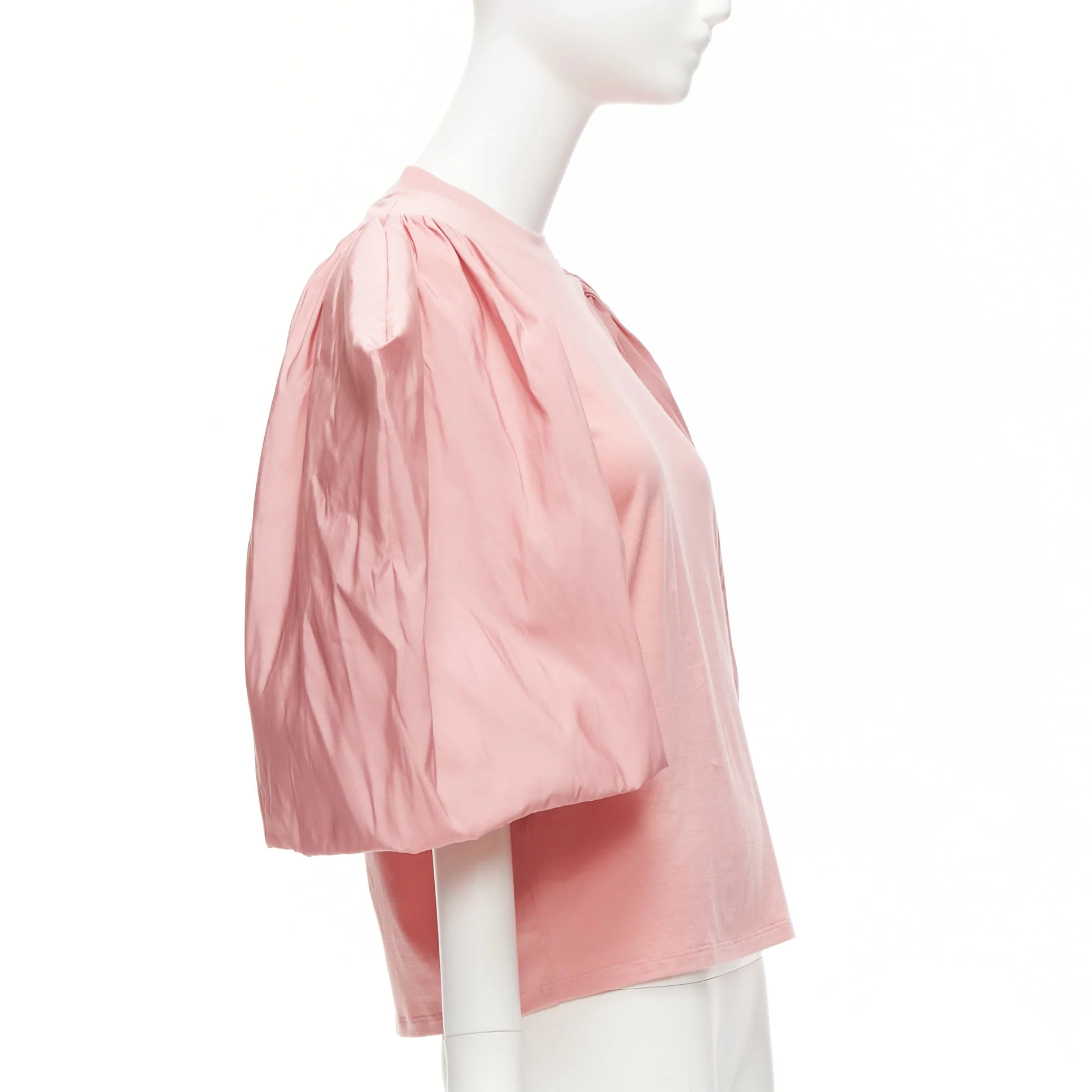 Women's Alexander Mcqueen Dramatic Puff Sleeve Cotton Tshirt - Image 10