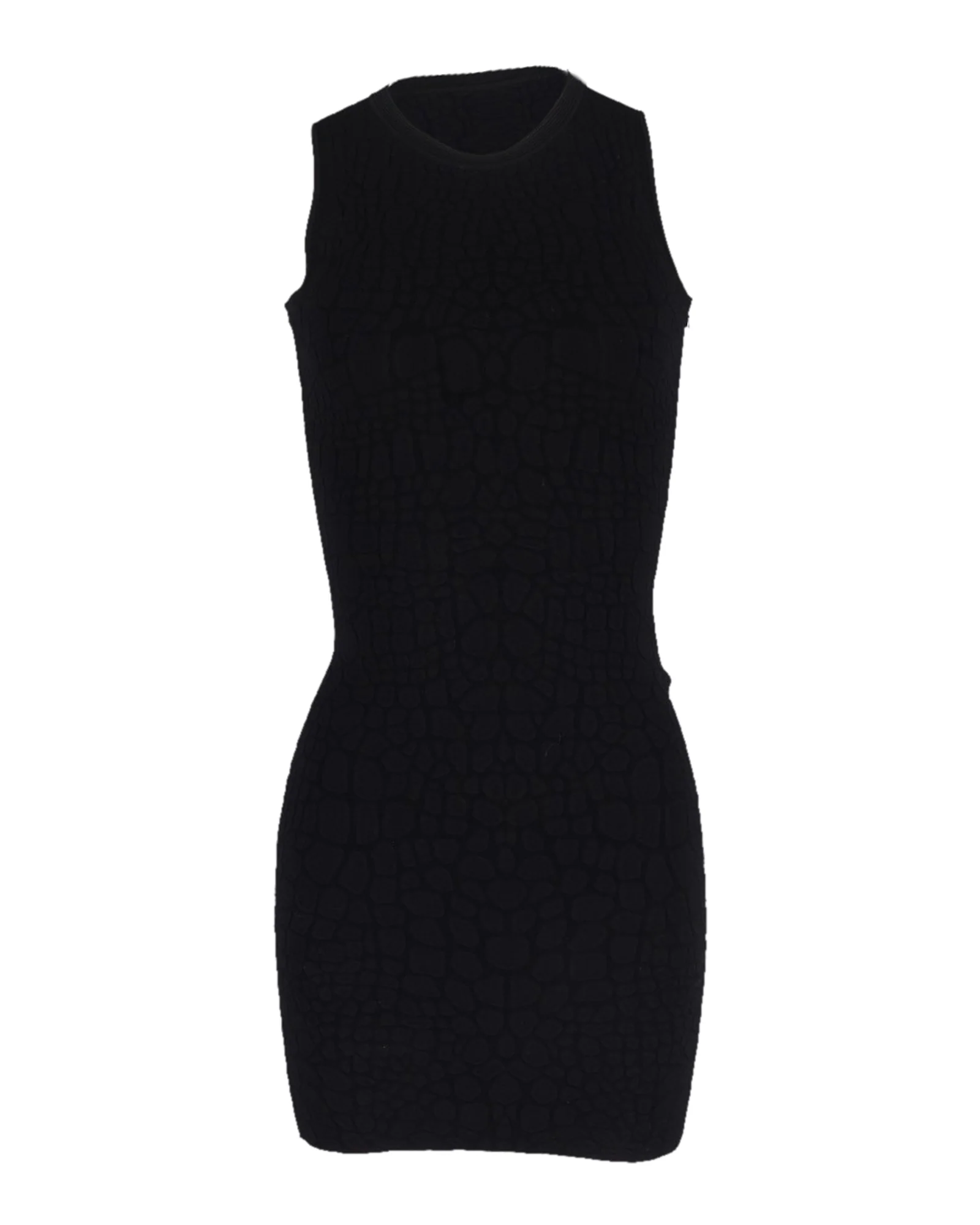 Women's Alexander McQueen Mini Dress in Black Rayon