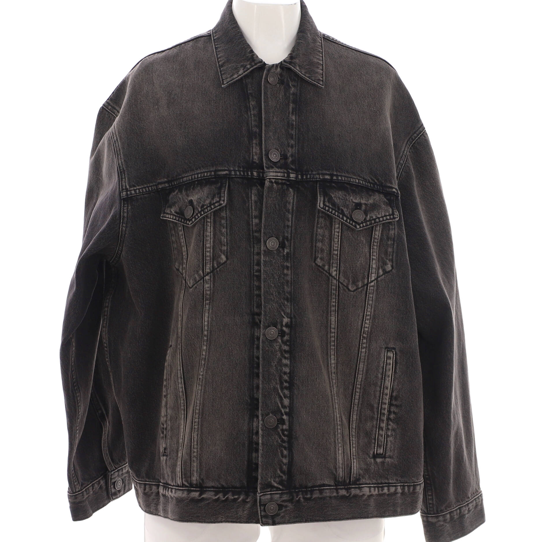 Logo Oversized Jacket Denim