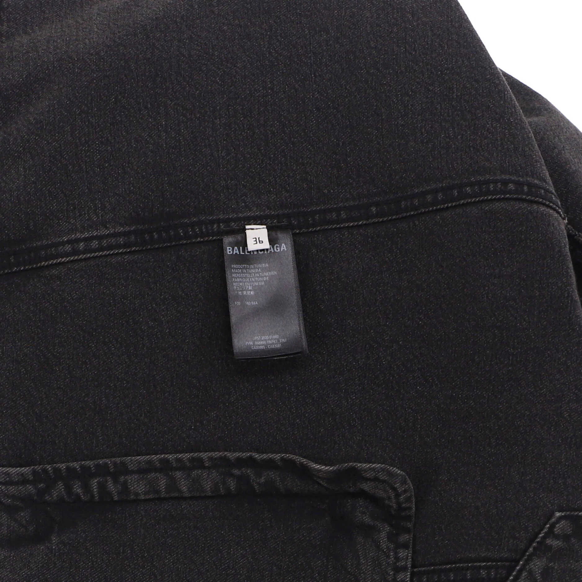 Logo Oversized Jacket Denim - Image 4