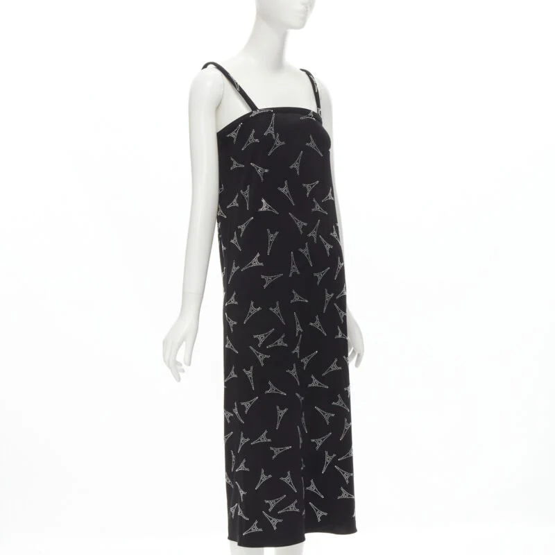 Women's Balenciaga Eiffel Tower crystal boned bustier dress - Image 9