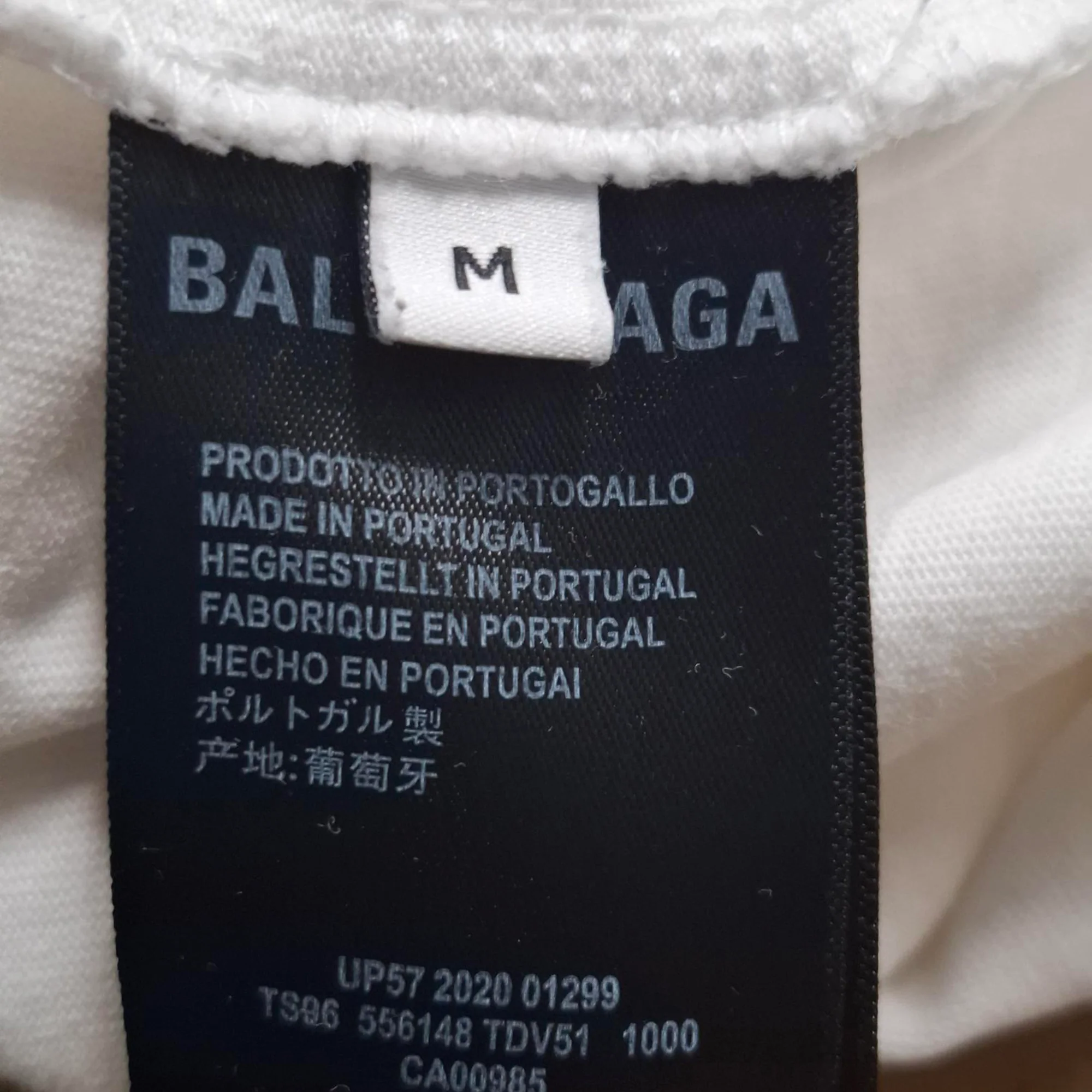 Women's Balenciaga Political Campaign Logo Print T-Shirt in White Cotton - Image 5