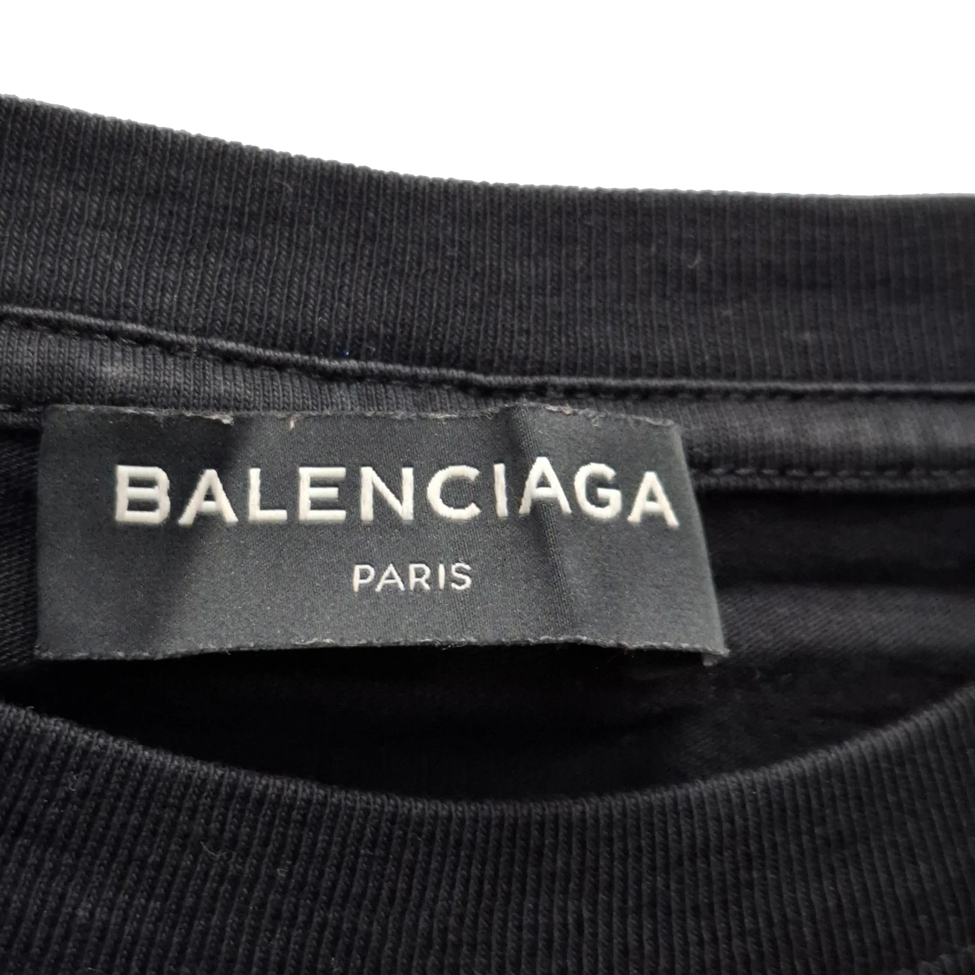 Women's Balenciaga Political Campaign T-Shirt in Black Cotton - Image 5