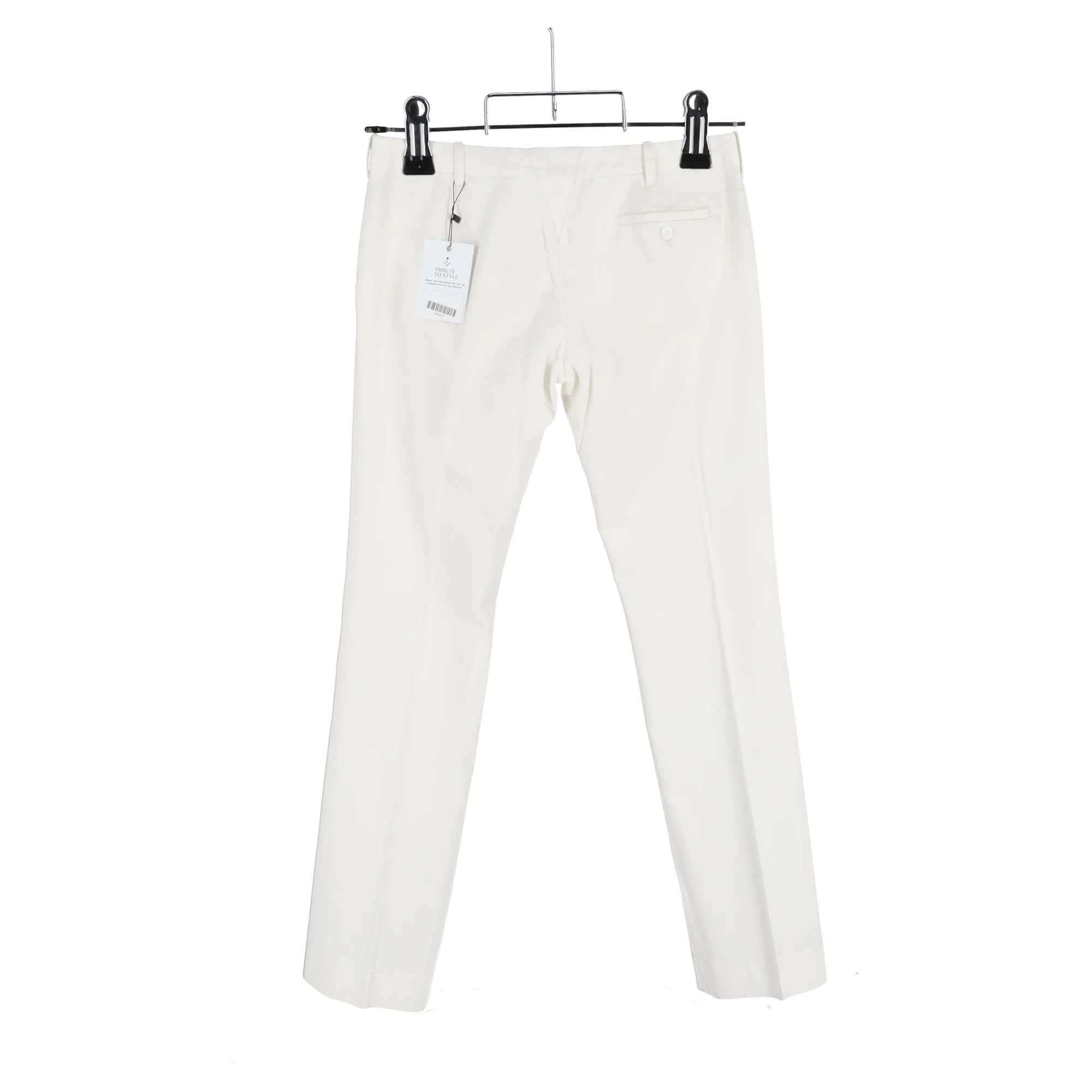 Women's Balenciaga Trousers in White Cotton - Image 7