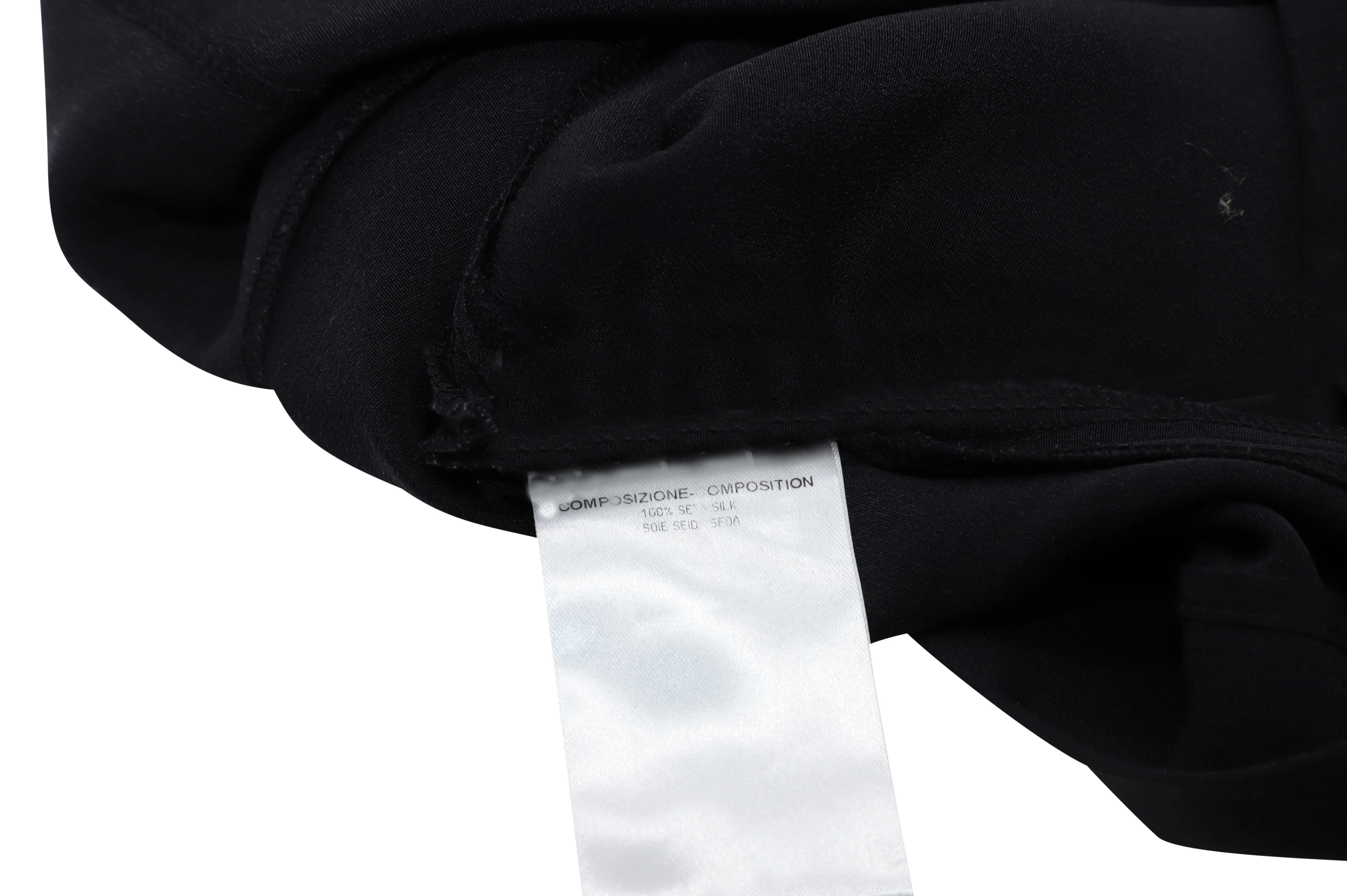 Women's Balenciaga Tunic Dress in Black Silk - Image 8
