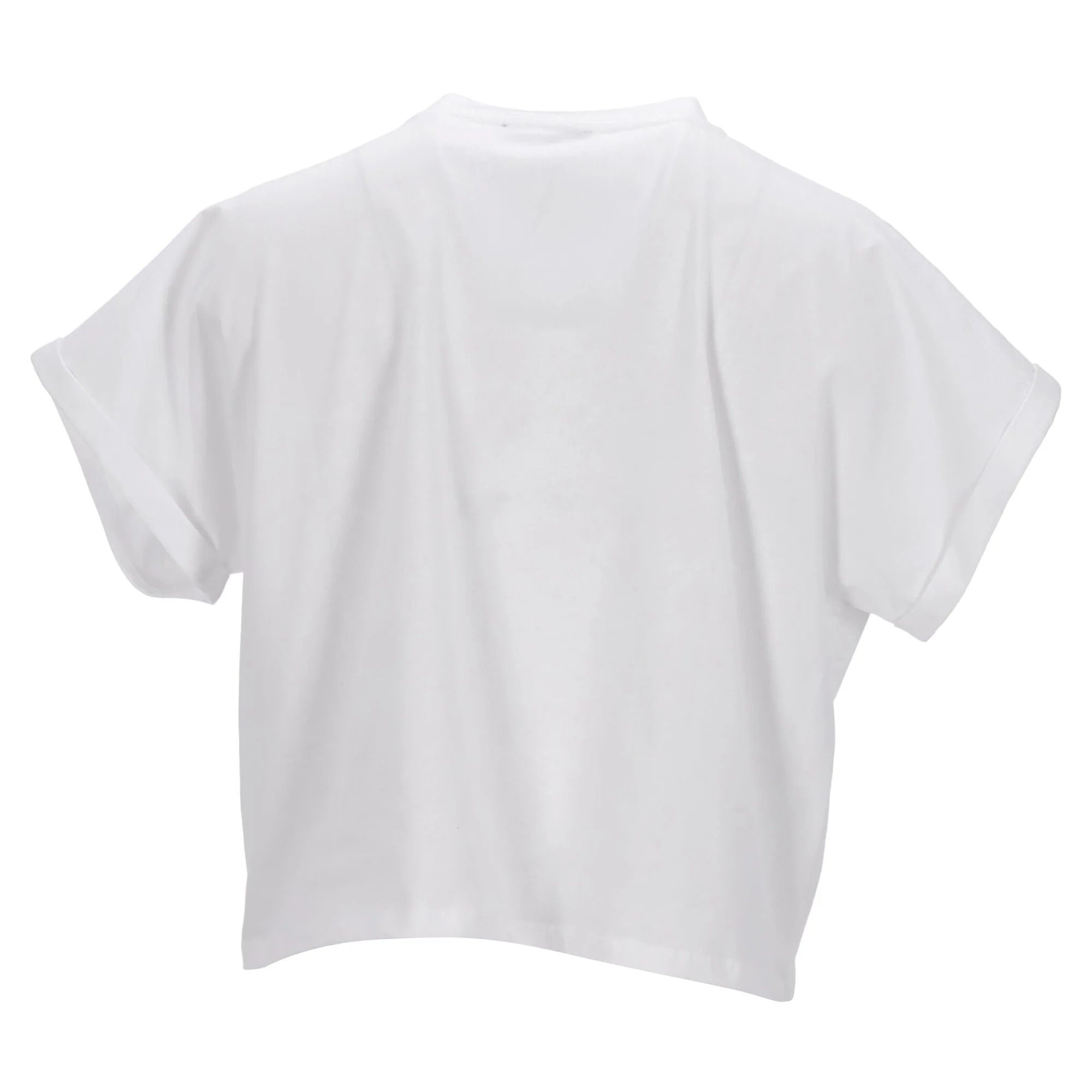 Women's Balmain Crop Top in White - Image 3