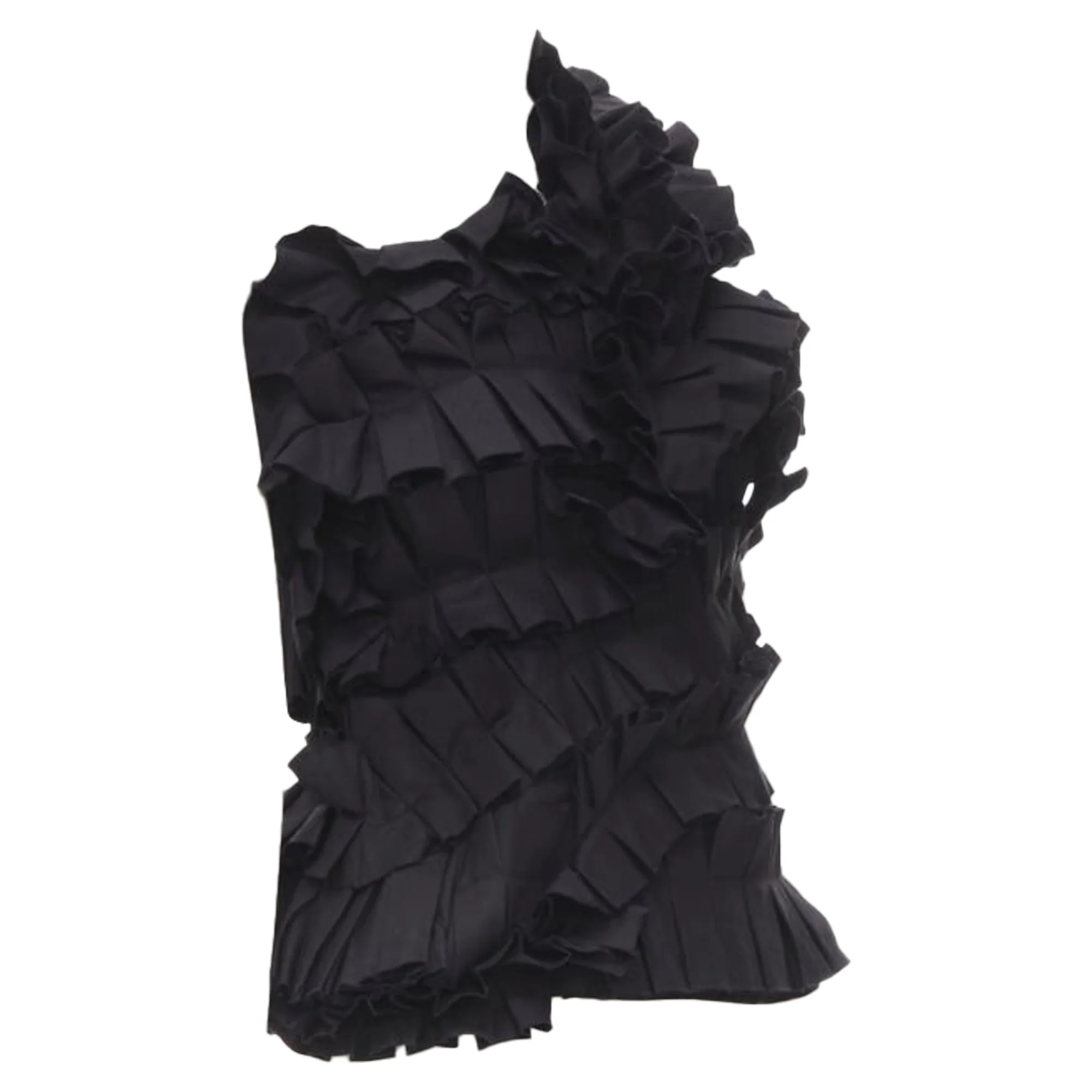 Women's Bottega Veneta Pleated Corset Bustier Top - Image 3