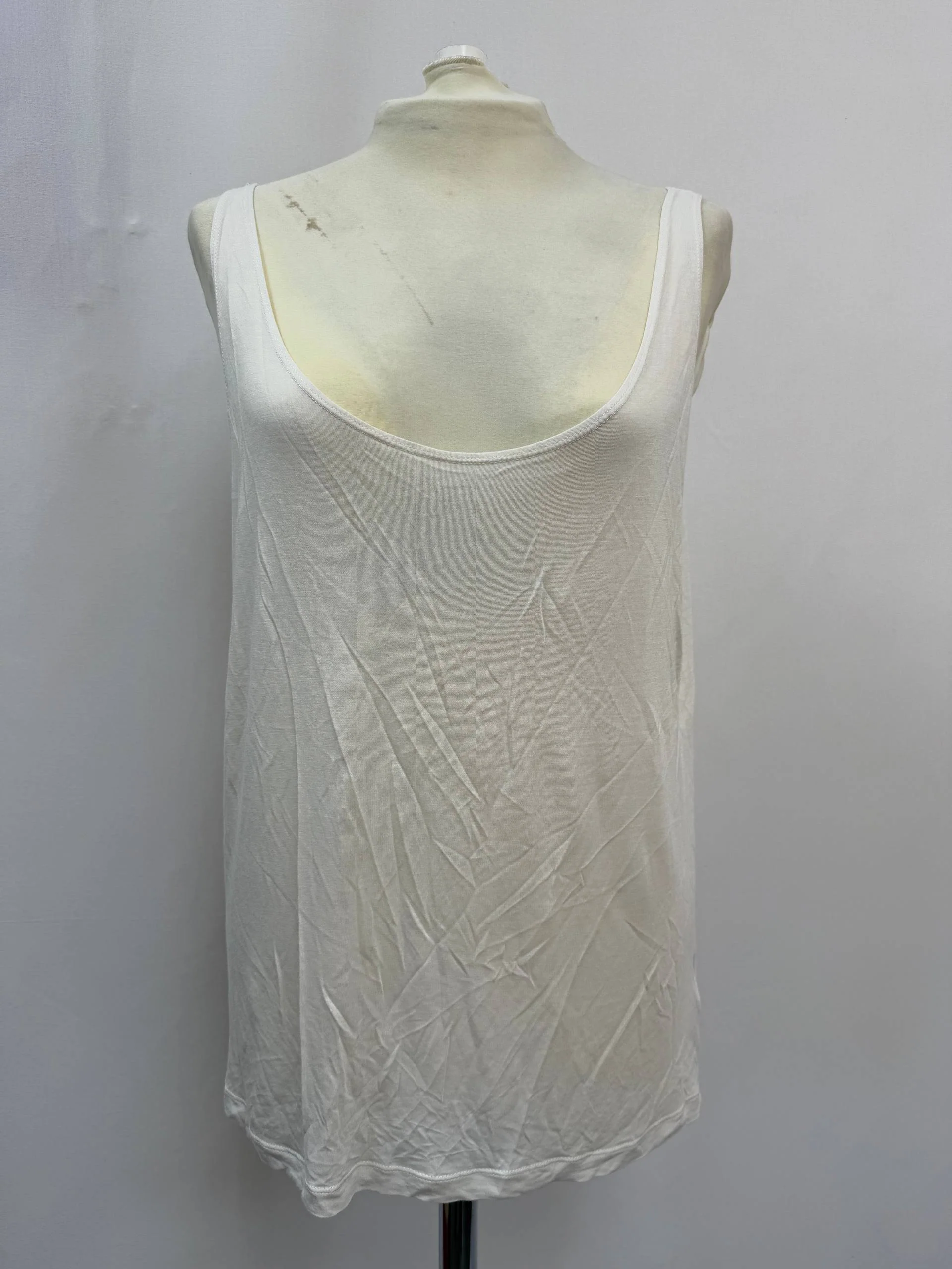 Women's Bottega Veneta Tank Top in White Cotton - Image 5