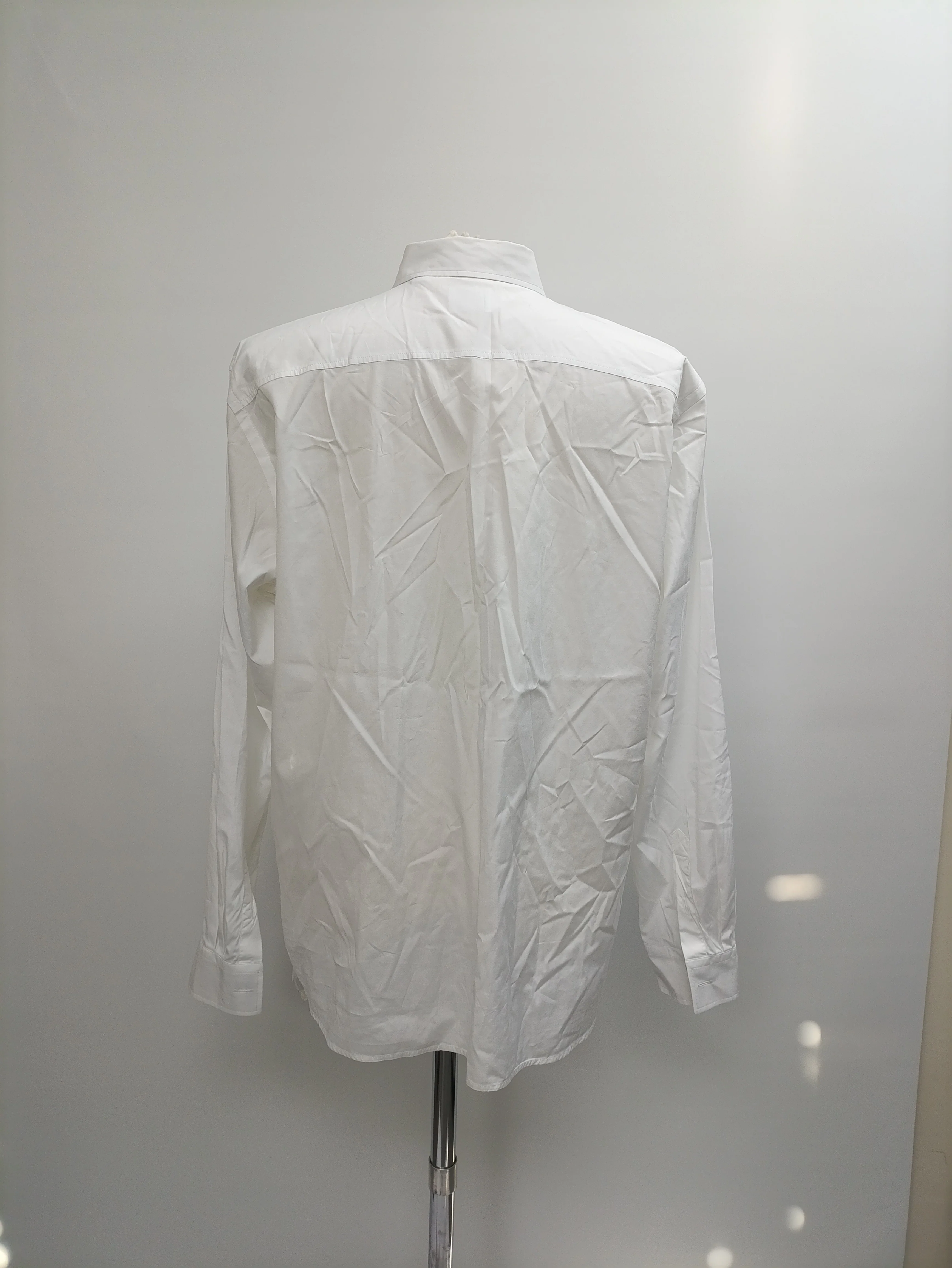 Men's Burberry Button Down Shirt in White Cotton - Image 10