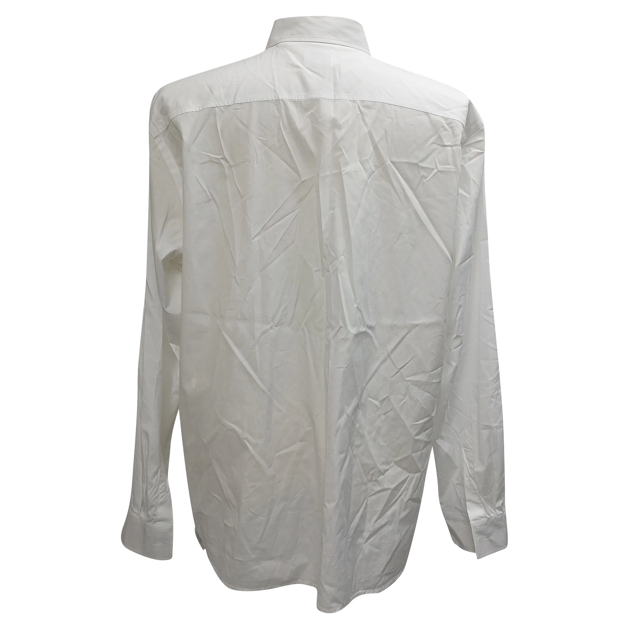 Men's Burberry Button Down Shirt in White Cotton - Image 9