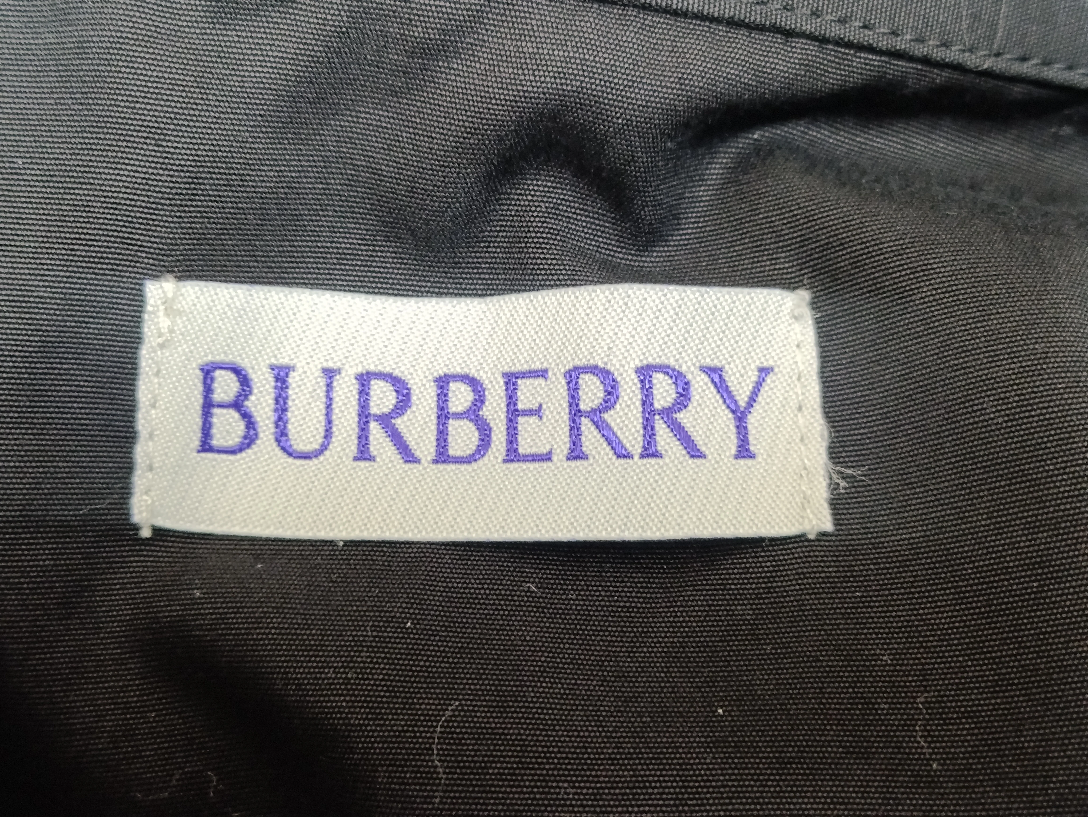 Men's Burberry EKD-Embroidered Shirt in Black Cotton - Image 8
