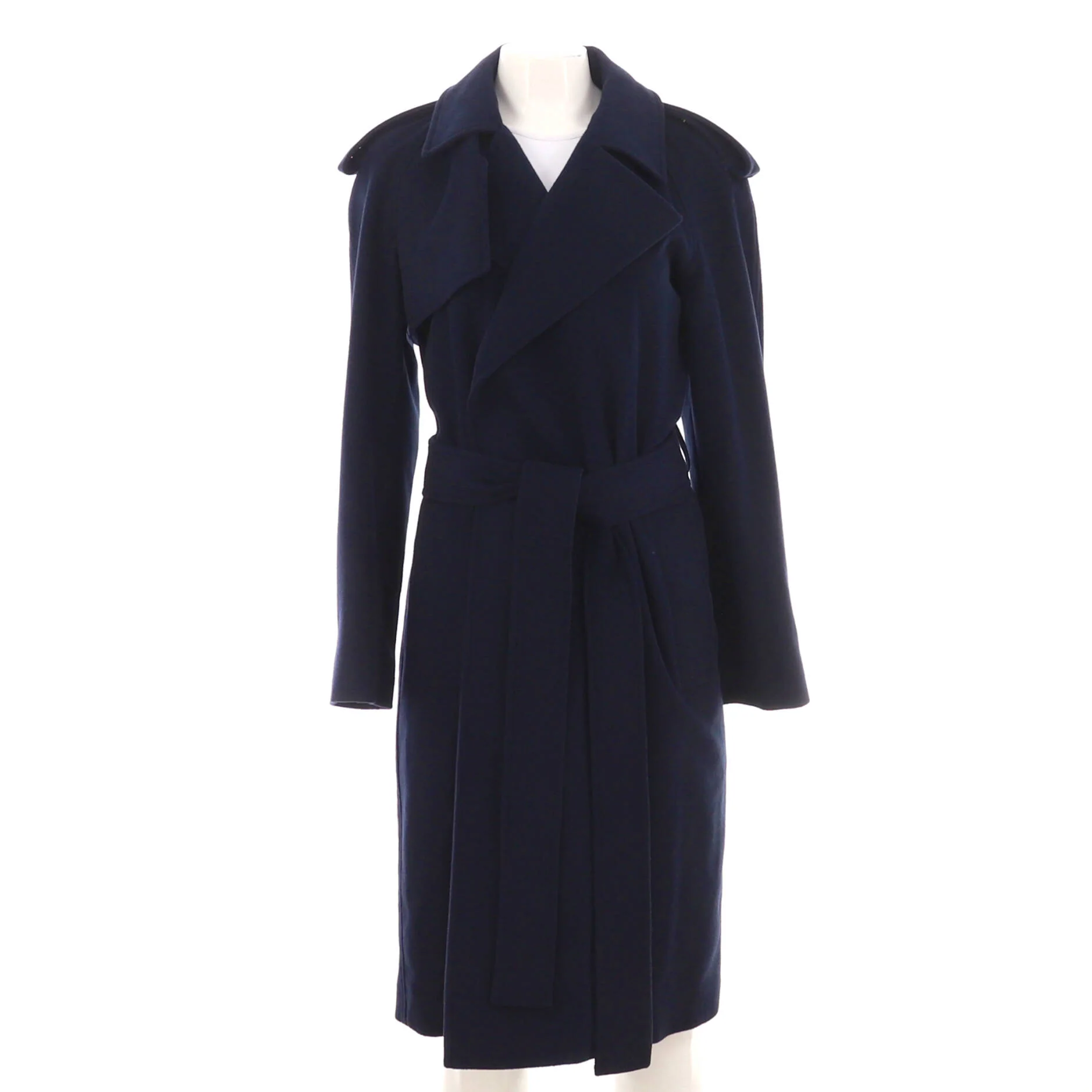 Women's Belted Long Wrap Coat Cashmere