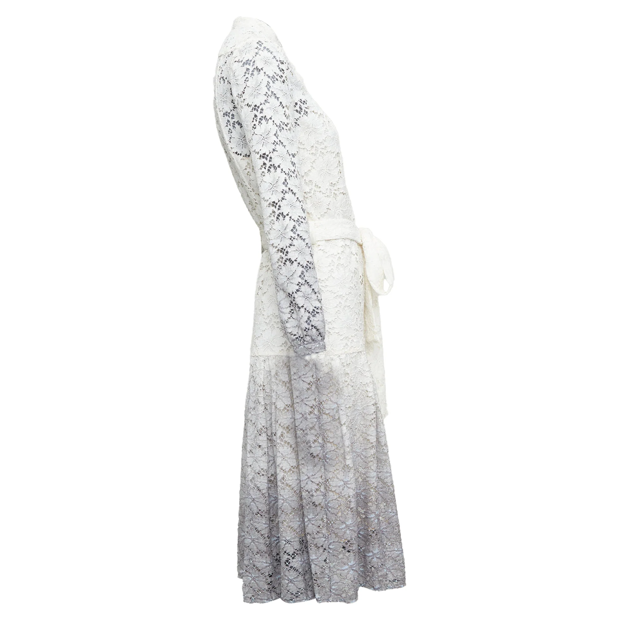 Women's Burberry Prorsum Ombre Lace Dress - Image 4