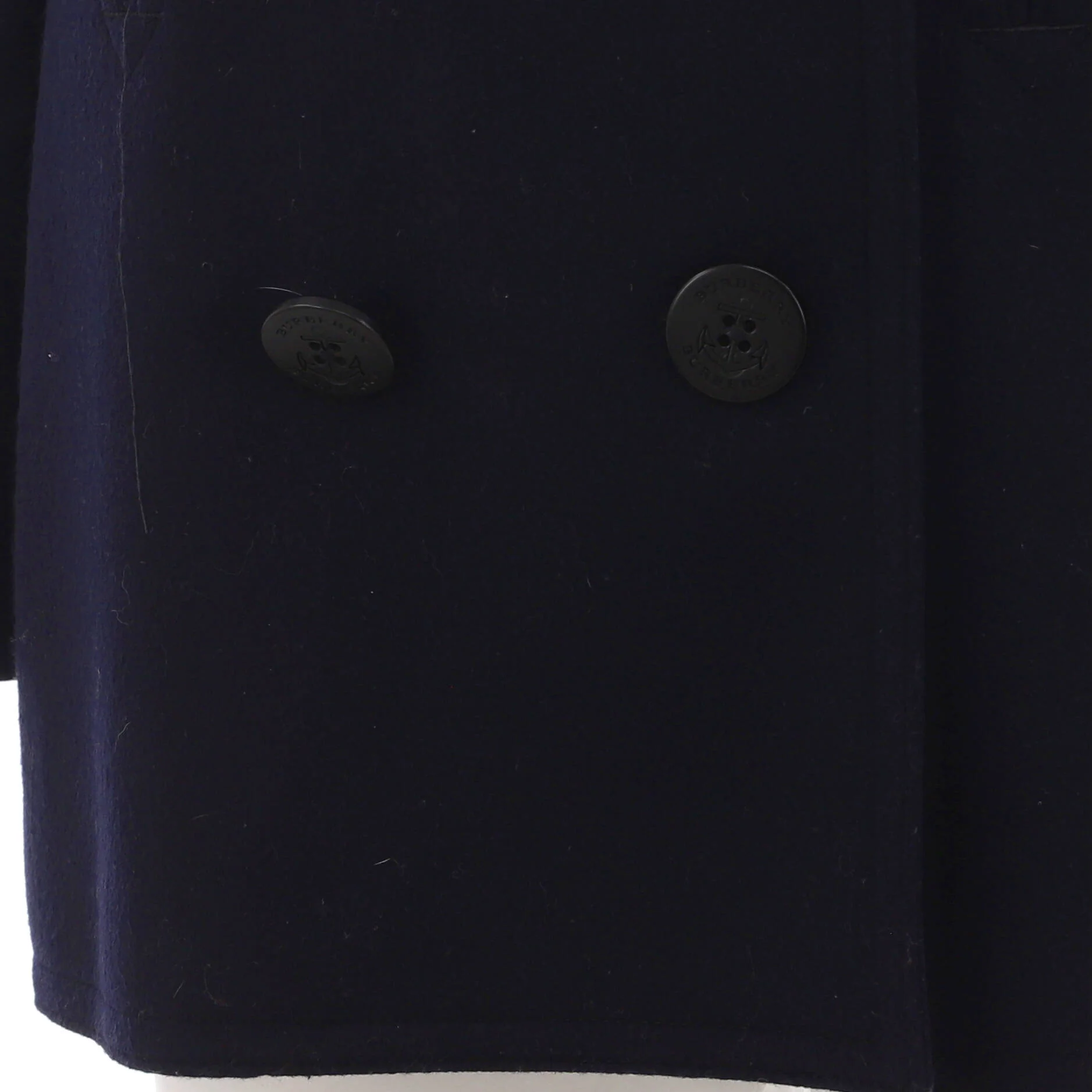 Women's Double Breasted Belted Mid-Length Trench Coat Wool Blend - Image 3