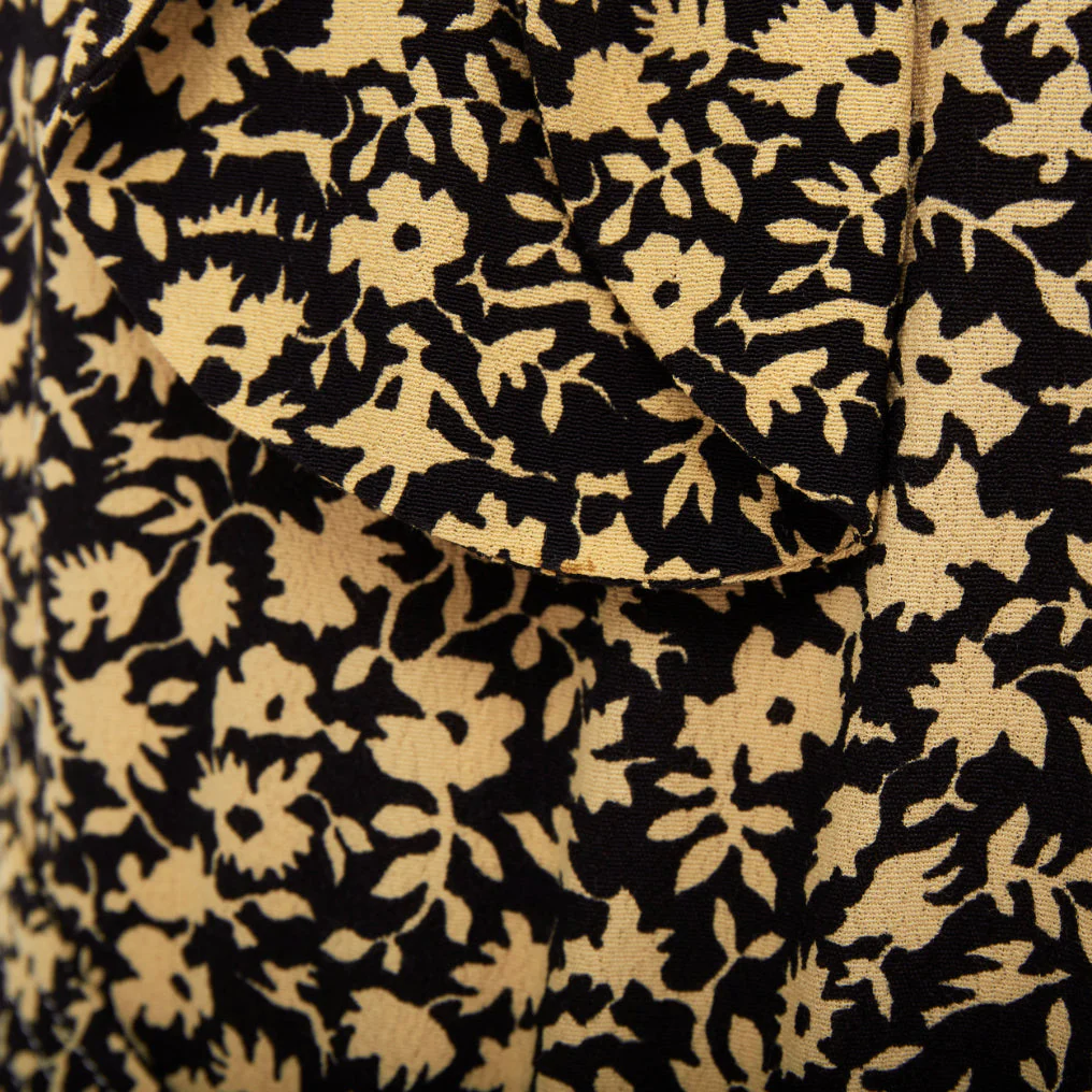 Women's Old Celine Phoebe Philo Runway floral hi neck dress - Image 7