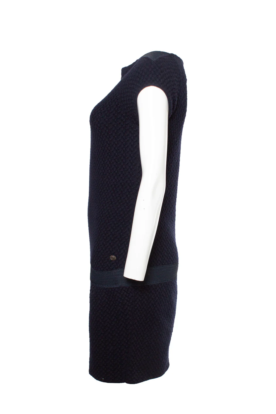 Women's Chanel blue woven dress with pockets - Image 4