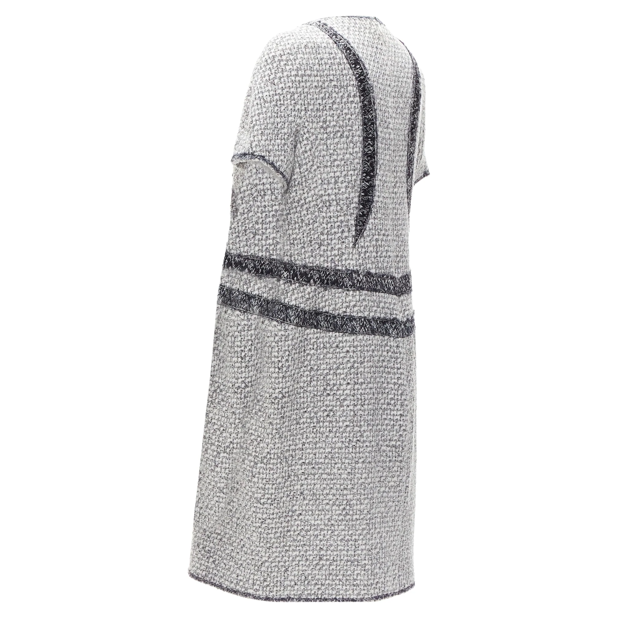Women's Chanel graphic panels Fantasy Tweed shift dress - Image 6