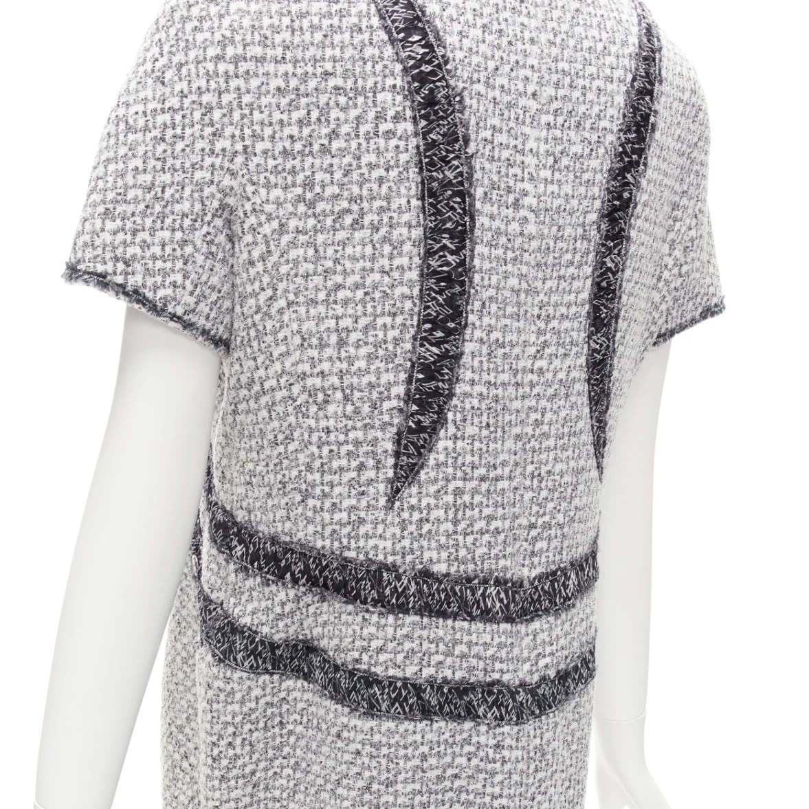 Women's Chanel graphic panels Fantasy Tweed shift dress - Image 8