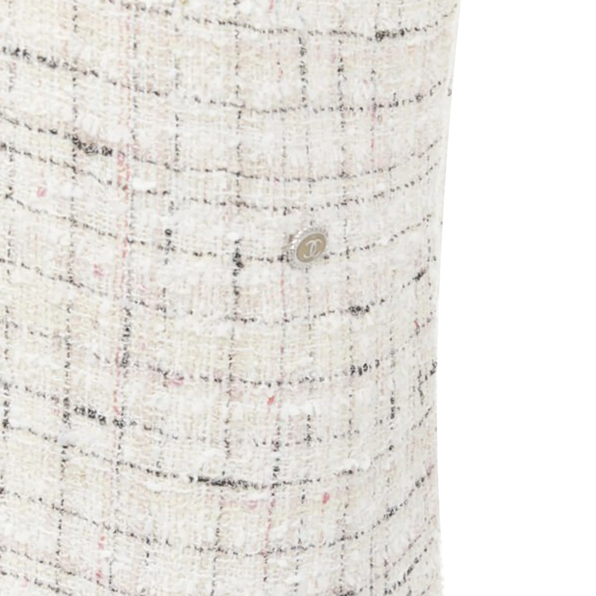 Women's Chanel light check tweed short sleeve sheath dress - Image 2