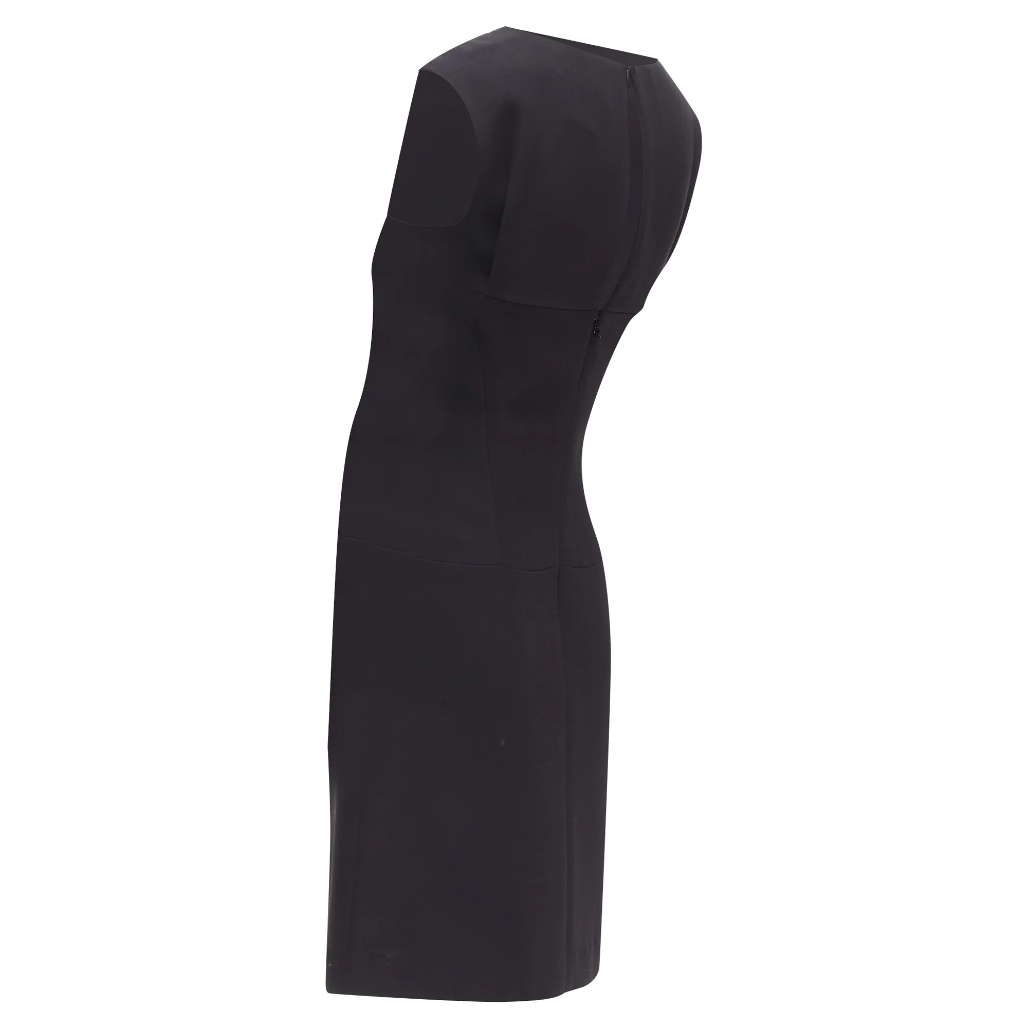 Women's Chanel silk ruched boned waist shift dress - Image 6