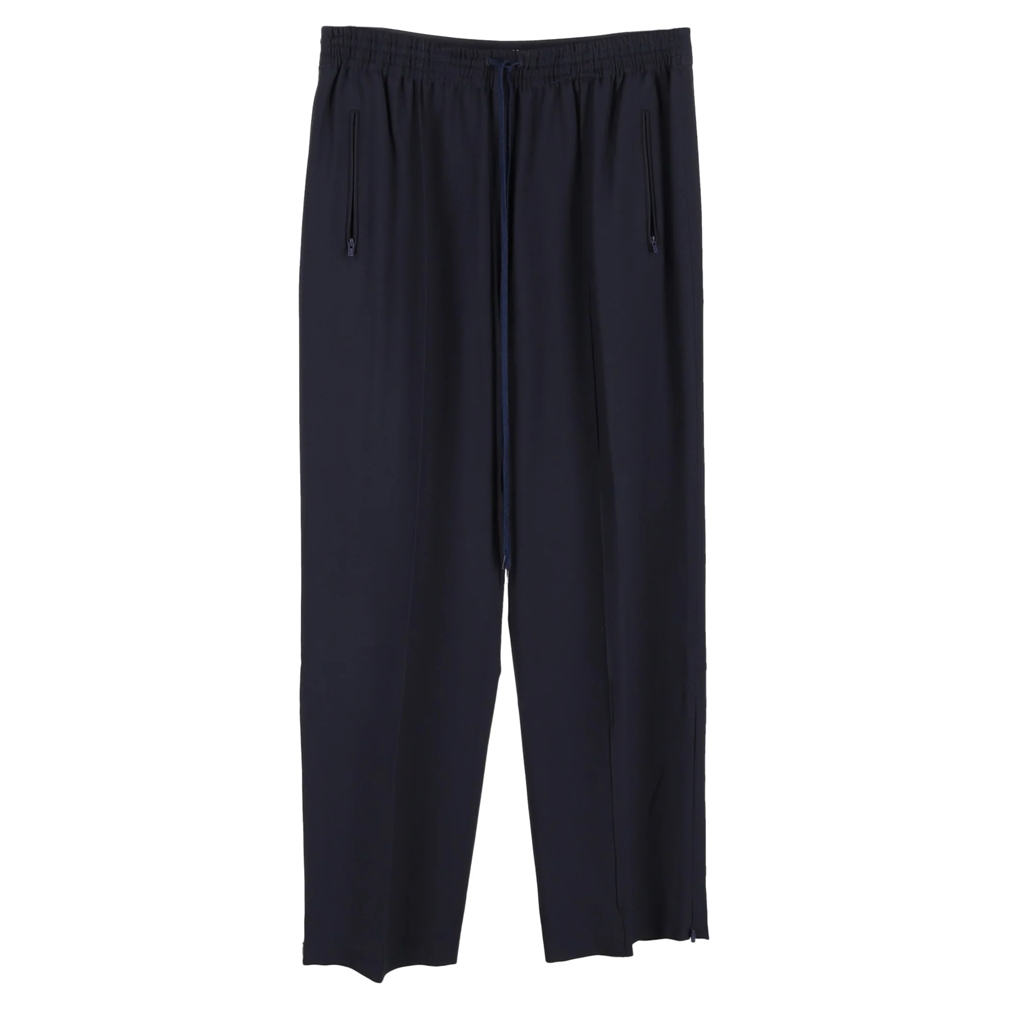 Women's Chloé Drawstring Trousers in Navy Blue Polyester