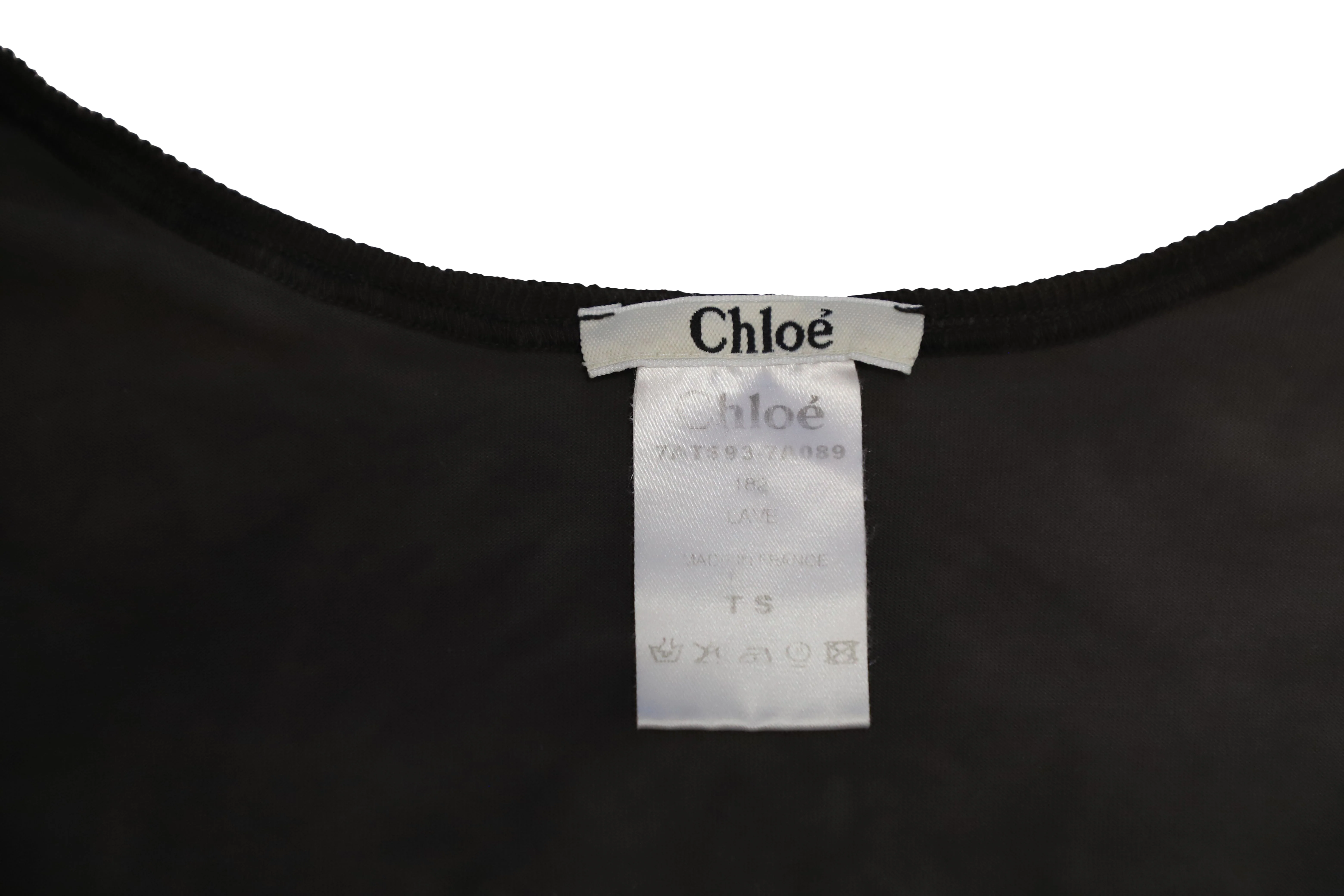 Women's Chloe Tie-Dye T-shirt with Flower Embellishment in Grey Cotton - Image 7