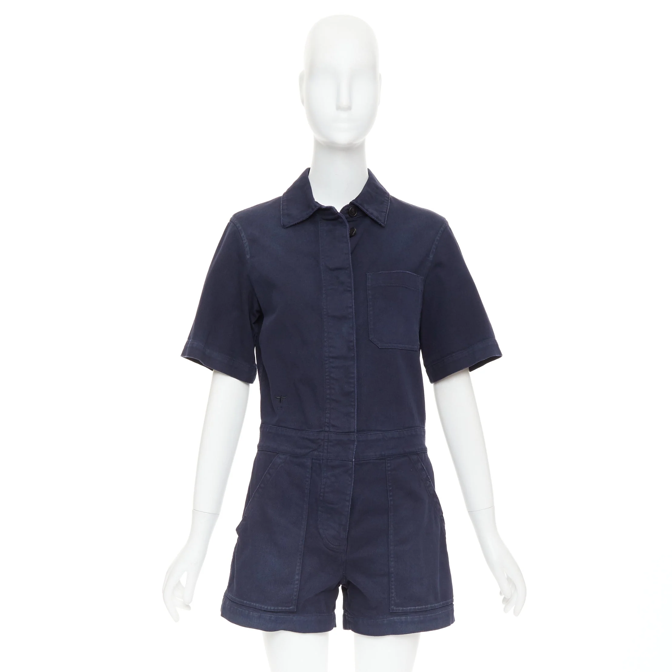 Women's Christian Dior cotton CD bee cargo playsuit romper - Image 9