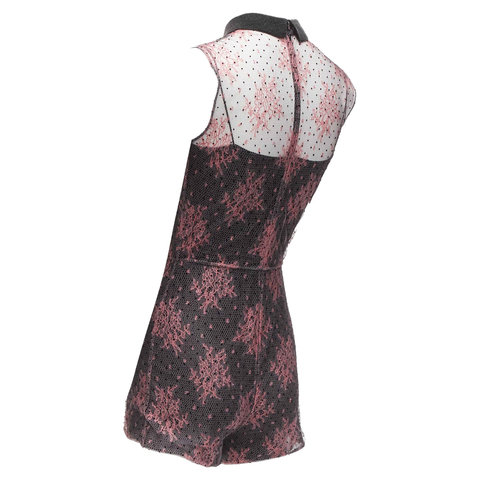 Women's Christian Dior intricate lace overlay playsuromper - Image 6