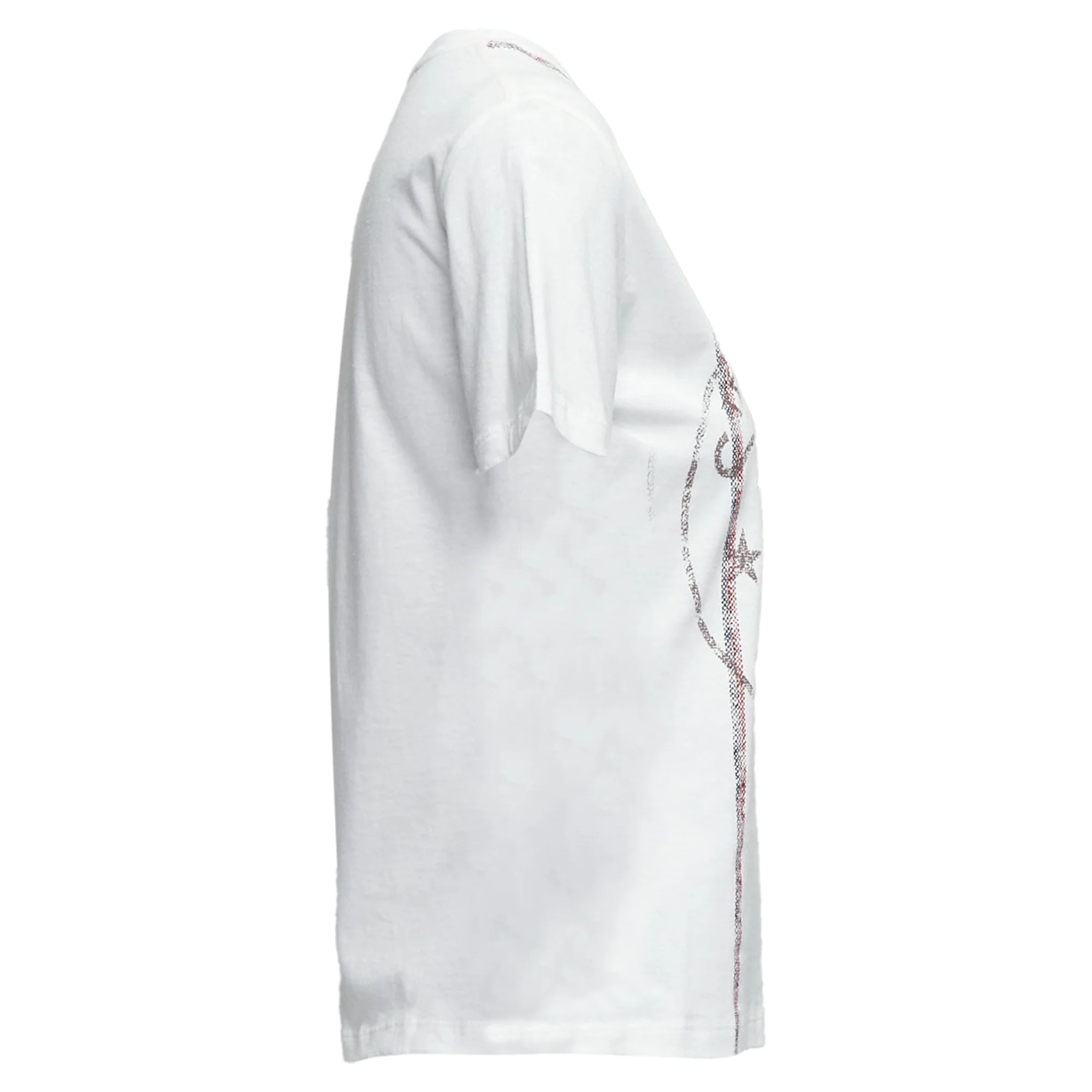 Women's Christian Dior L'union Fait Le Force Cotton Linen Stamp Tee - Image 4
