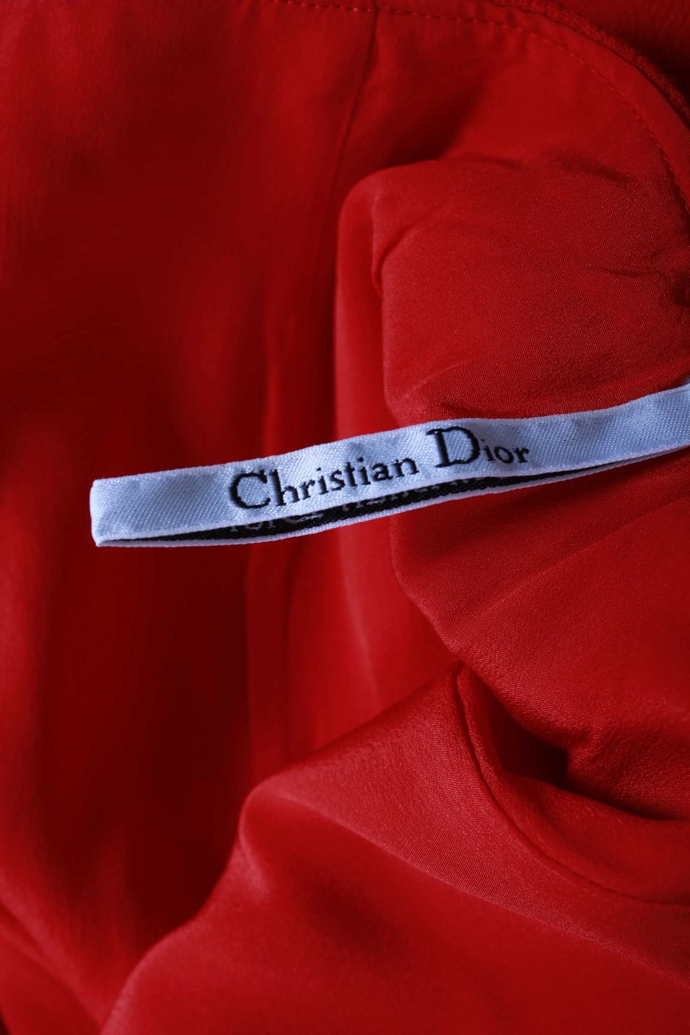 Women's Dior Knee-Length Skirt in Red Virgin Wool - Image 9